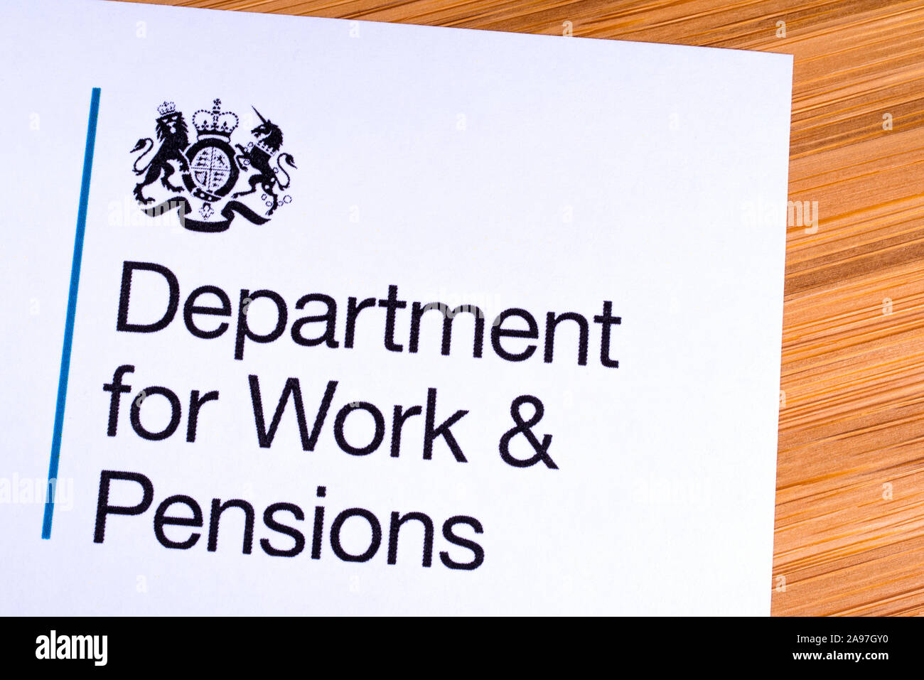 Department for work and pensions logo hi-res stock photography and ...
