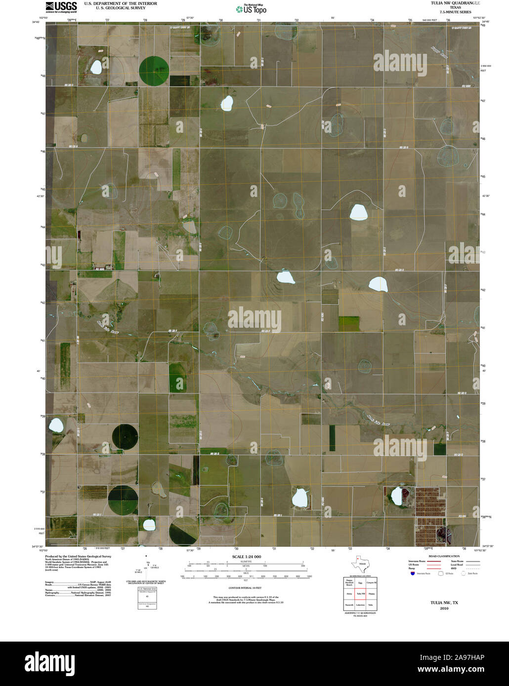 Map of tulia texas Cut Out Stock Images & Pictures Alamy