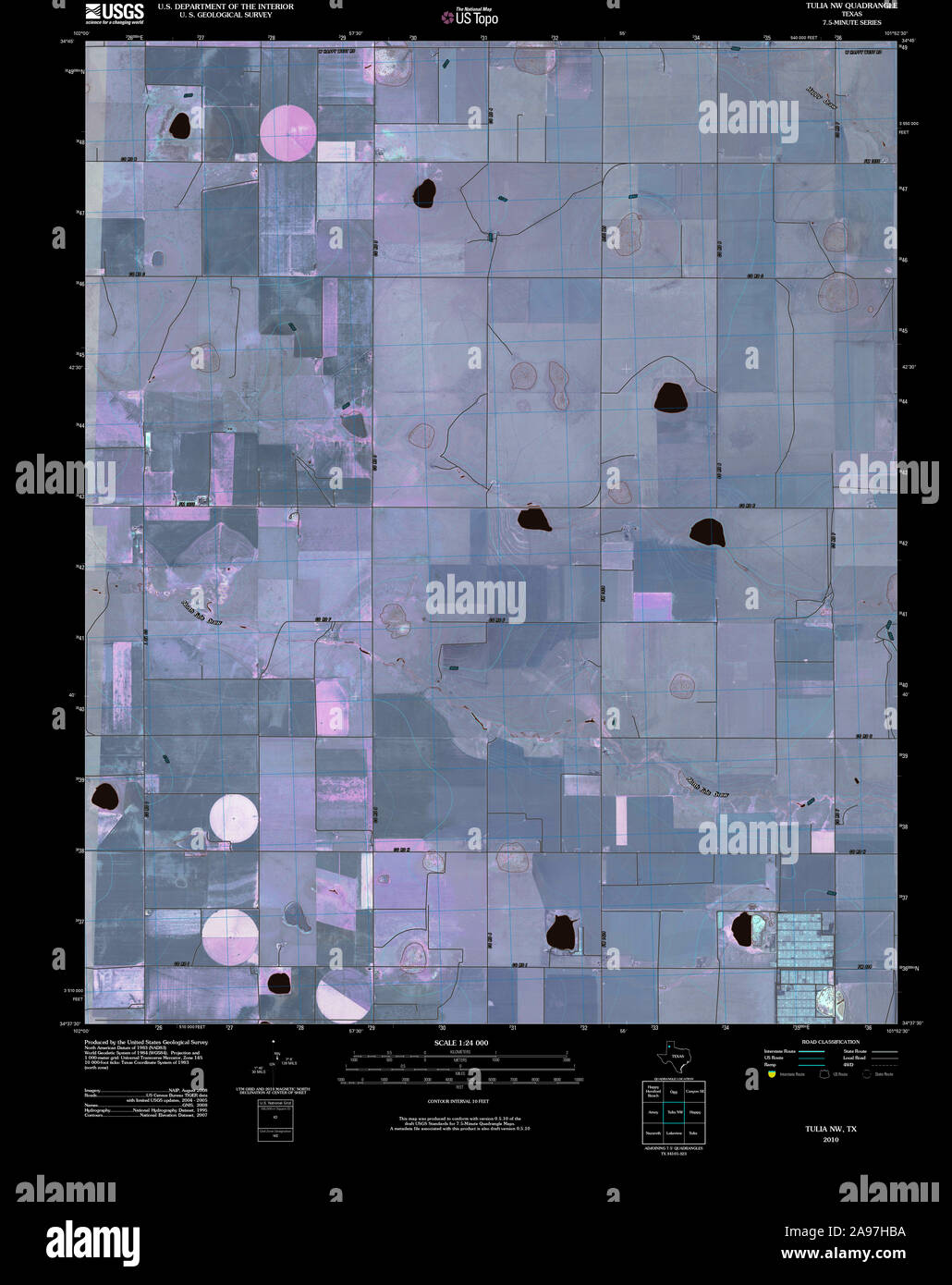 Tulia texas map hires stock photography and images Alamy