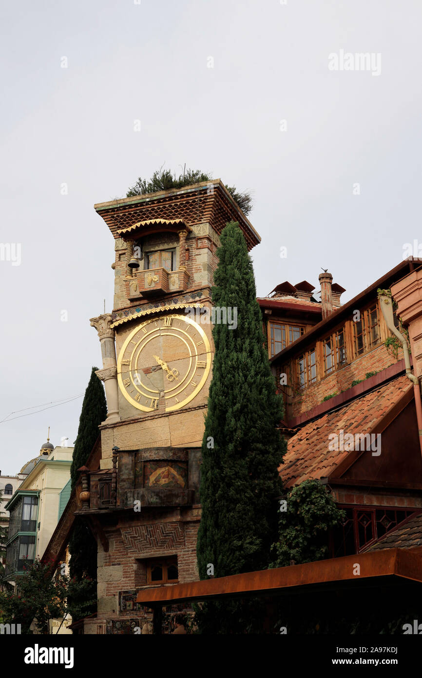 Rezo Gabriadze Theater Clock Tower, Old Town of Tiflis