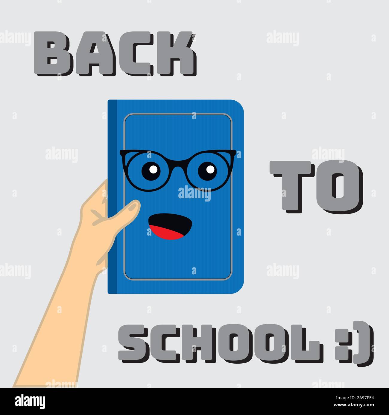 Education and graduation illustrations. Simply flat design. Stock Vector
