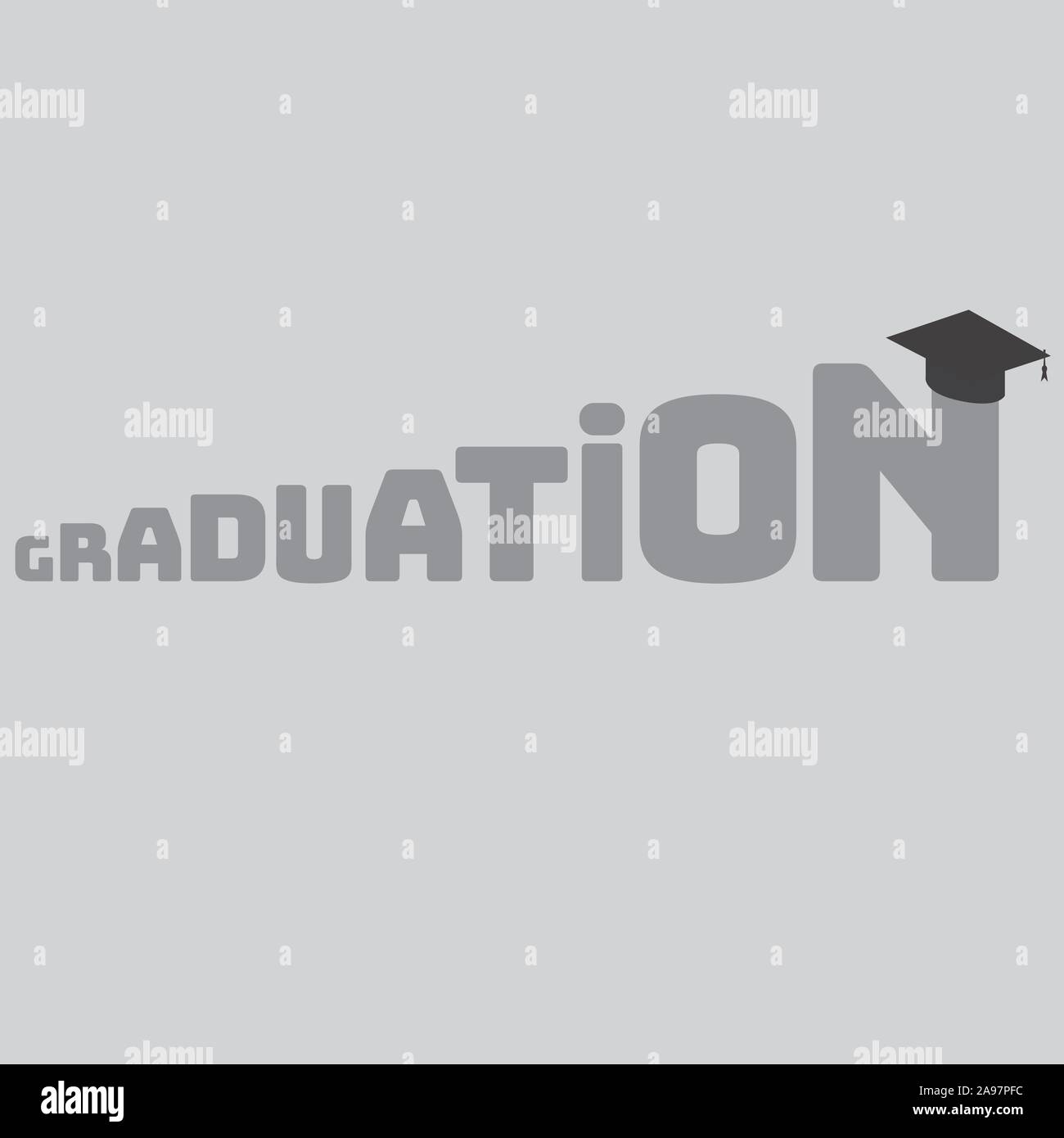 Education and graduation illustrations. Simply flat design. Stock Vector