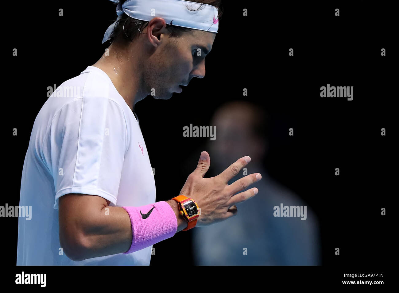 Rafael nadal with richard mille watch hi-res stock photography and images