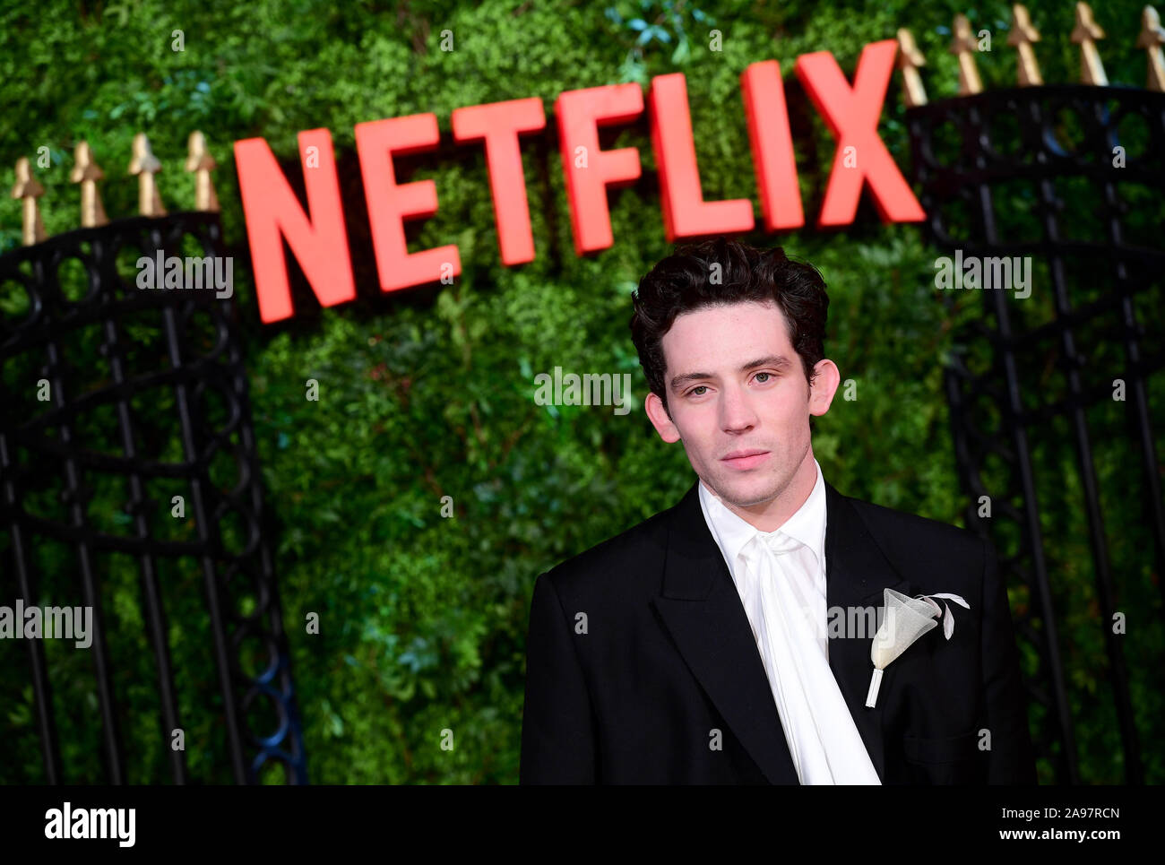 Josh O'Connor arriving for The Crown Season Three Premiere held at the