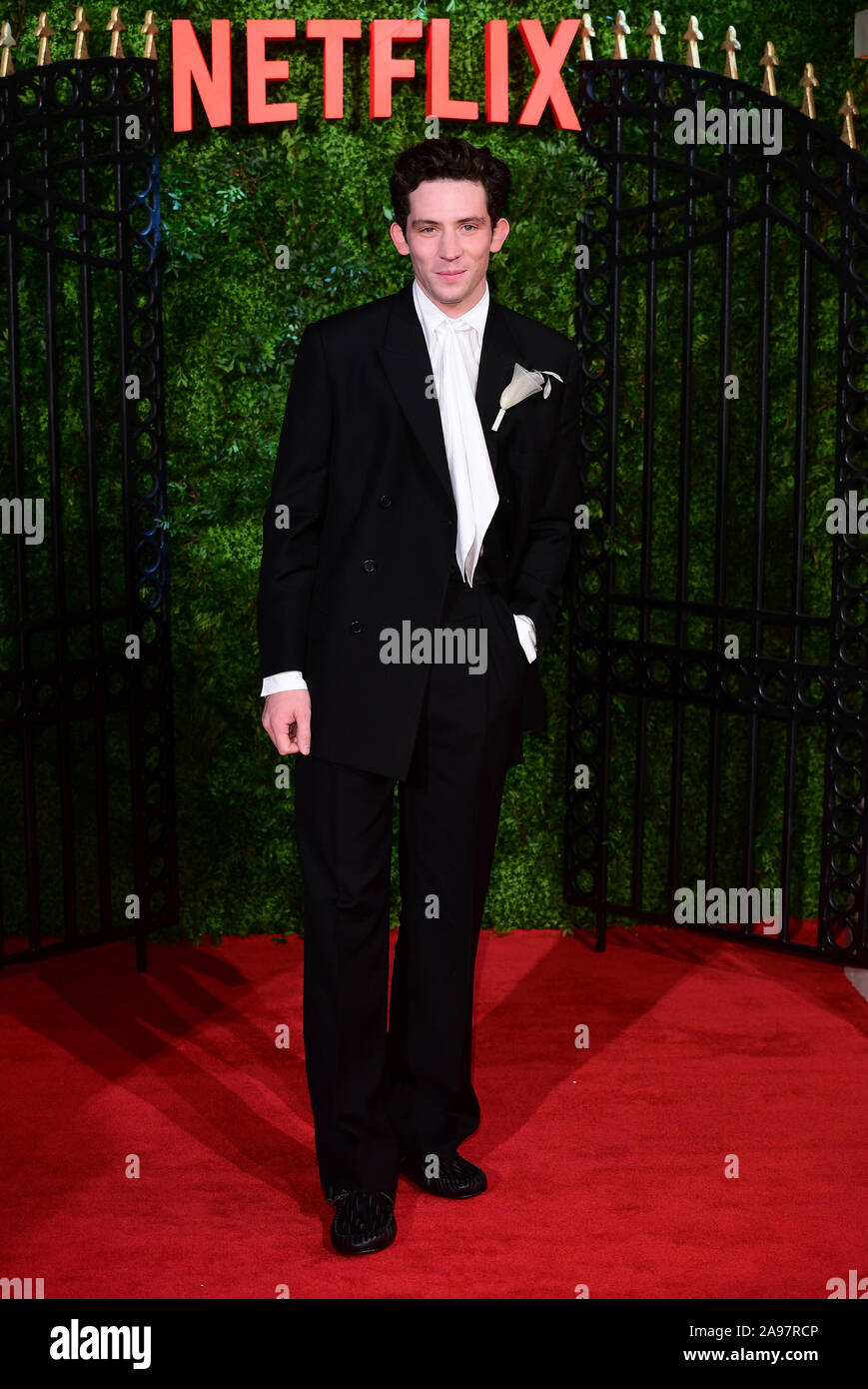 Josh O'Connor arriving for The Crown Season Three Premiere held at the