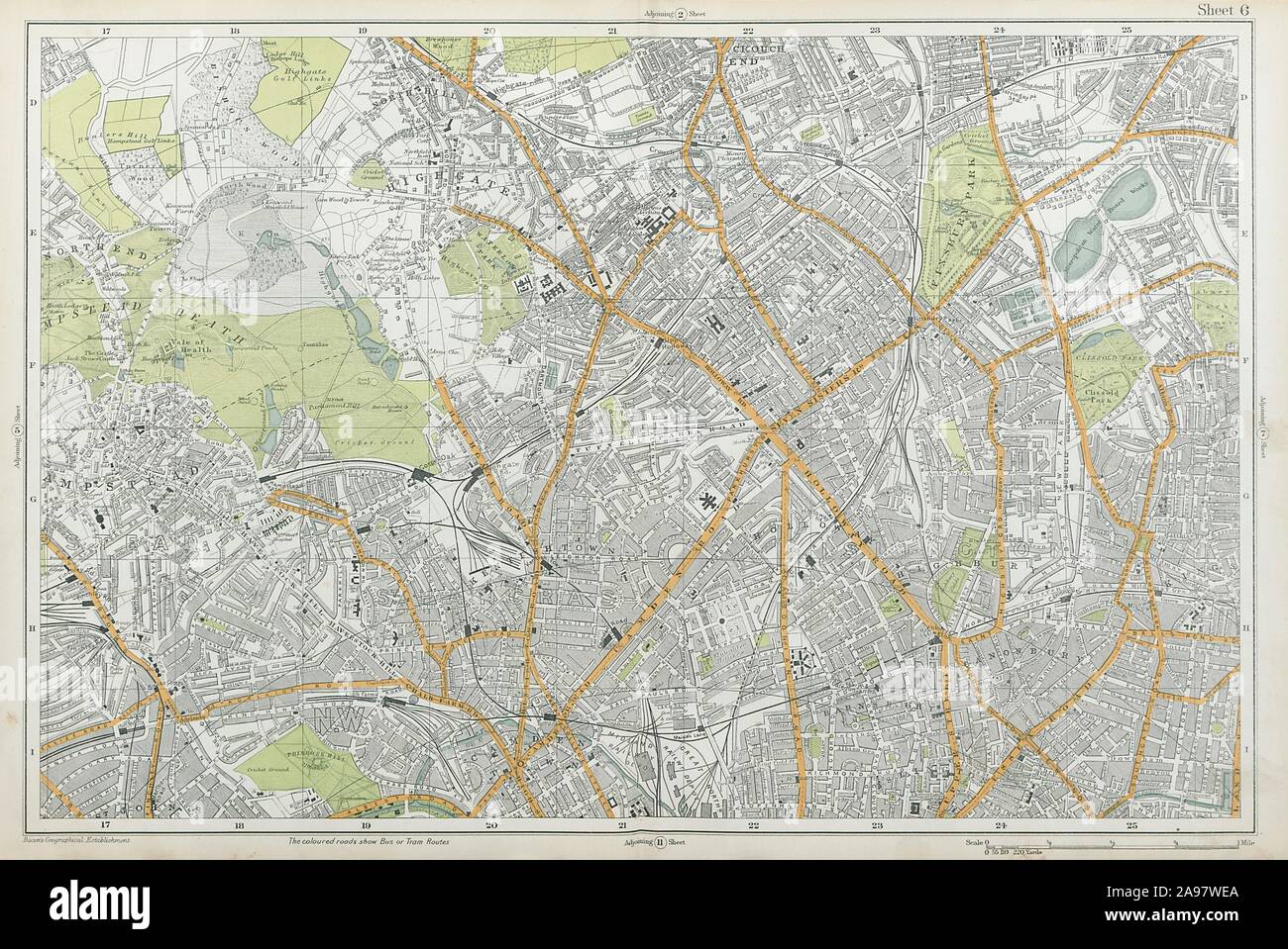 HAMPSTEAD ISLINGTON Camden Highgate Finsbury Park Primrose Hill. BACON ...