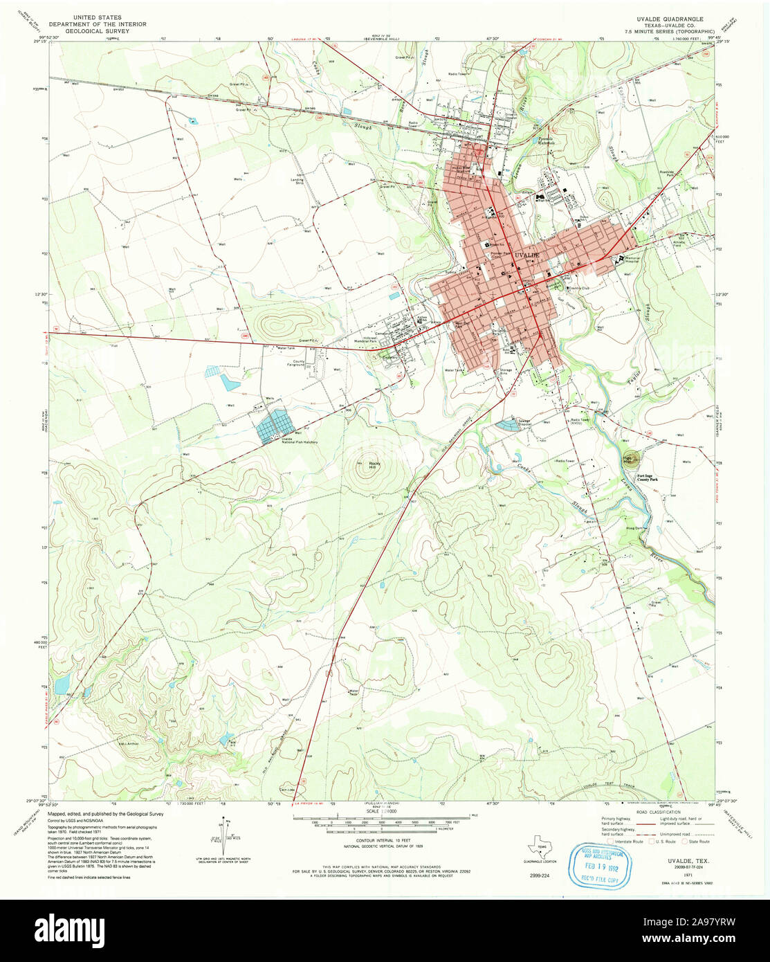 Uvalde map hi-res stock photography and images - Alamy