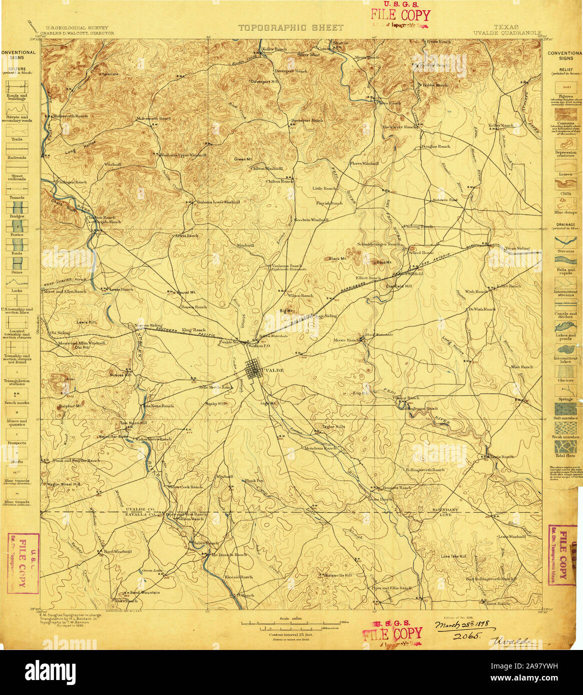 Map of uvalde hires stock photography and images Alamy