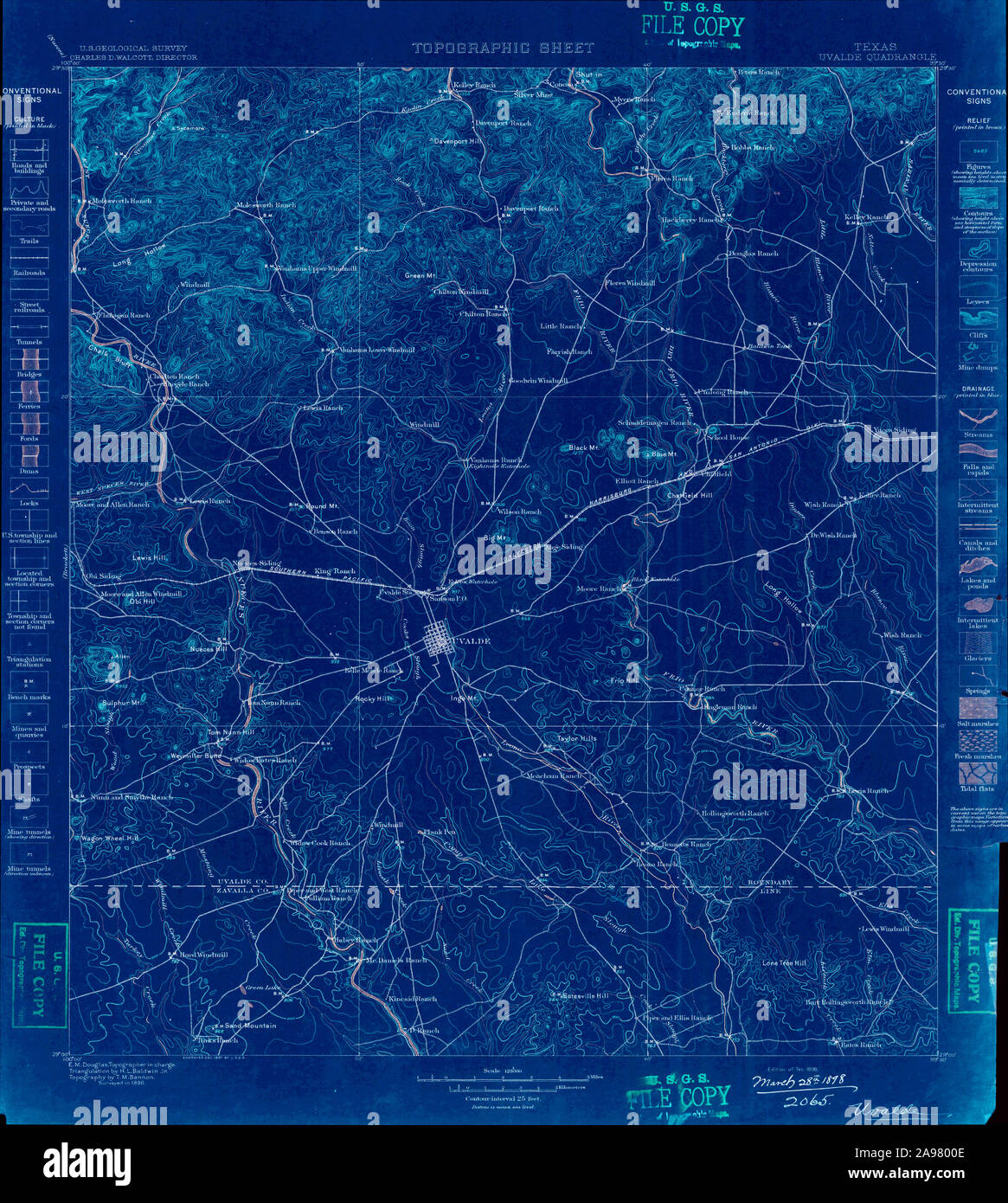 Map of uvalde hires stock photography and images Alamy