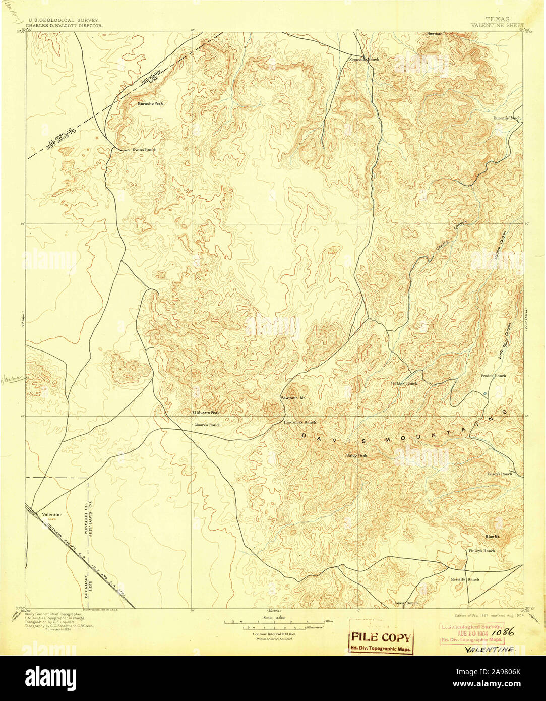 Map of valentine texas hires stock photography and images Alamy