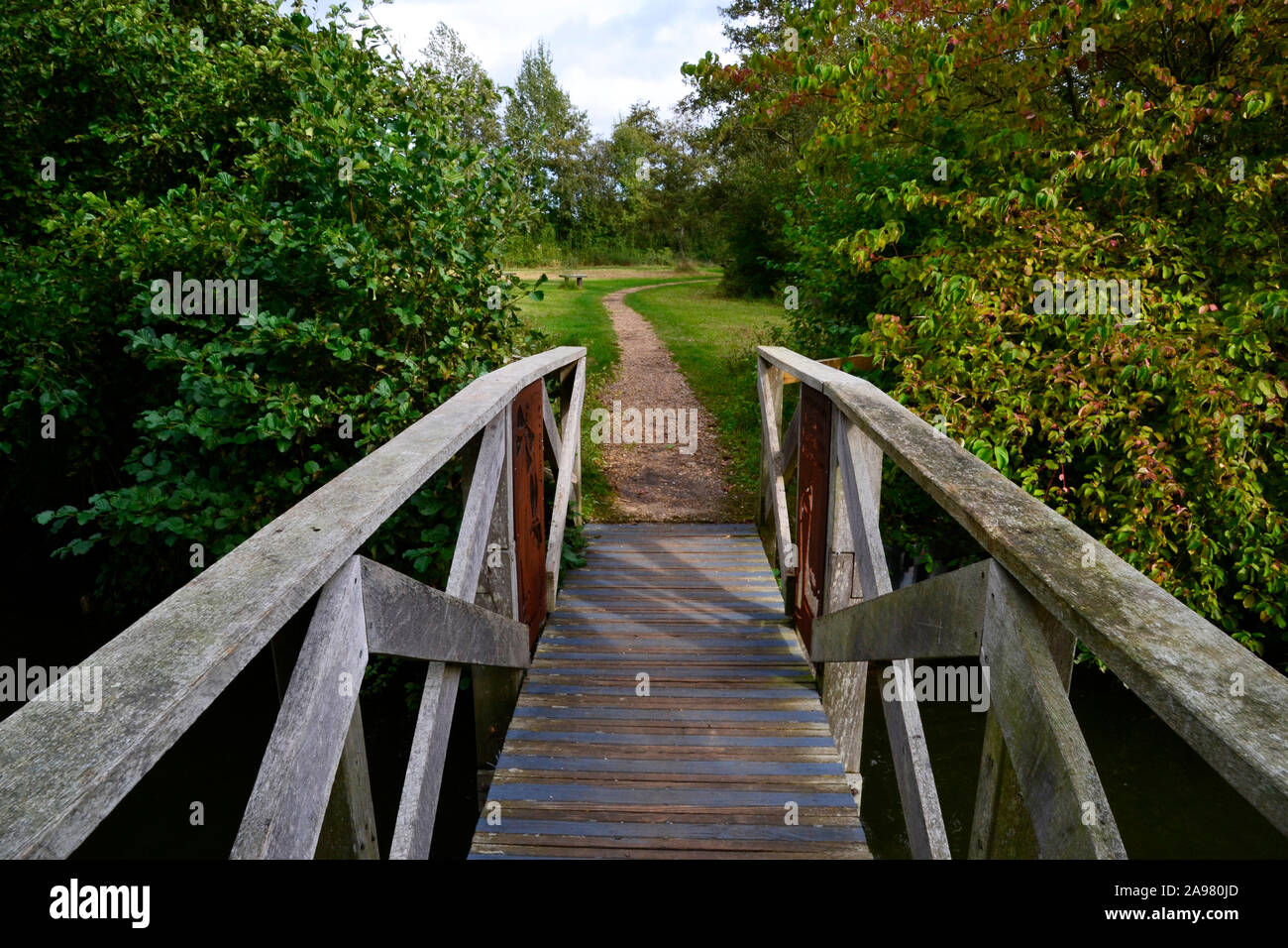 Lakeside Country Park, Eastleigh, Southampton, Hampshire, UK Stock Photo
