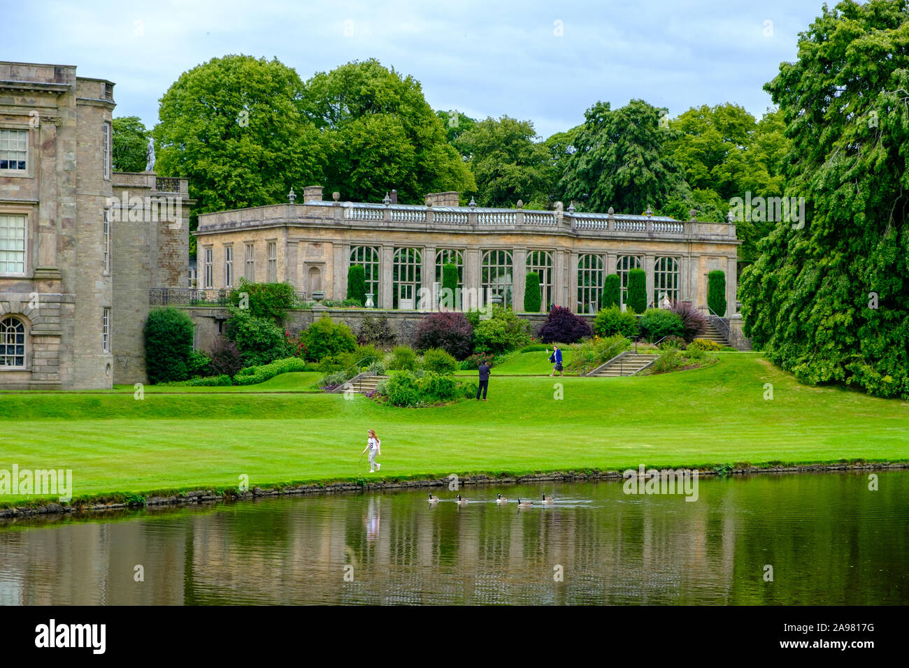 Stockport, United Kingdom July 21, 2019 Lyme Hall historic English