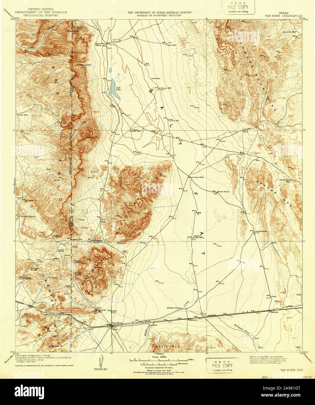 Map of van horn texas hires stock photography and images Alamy
