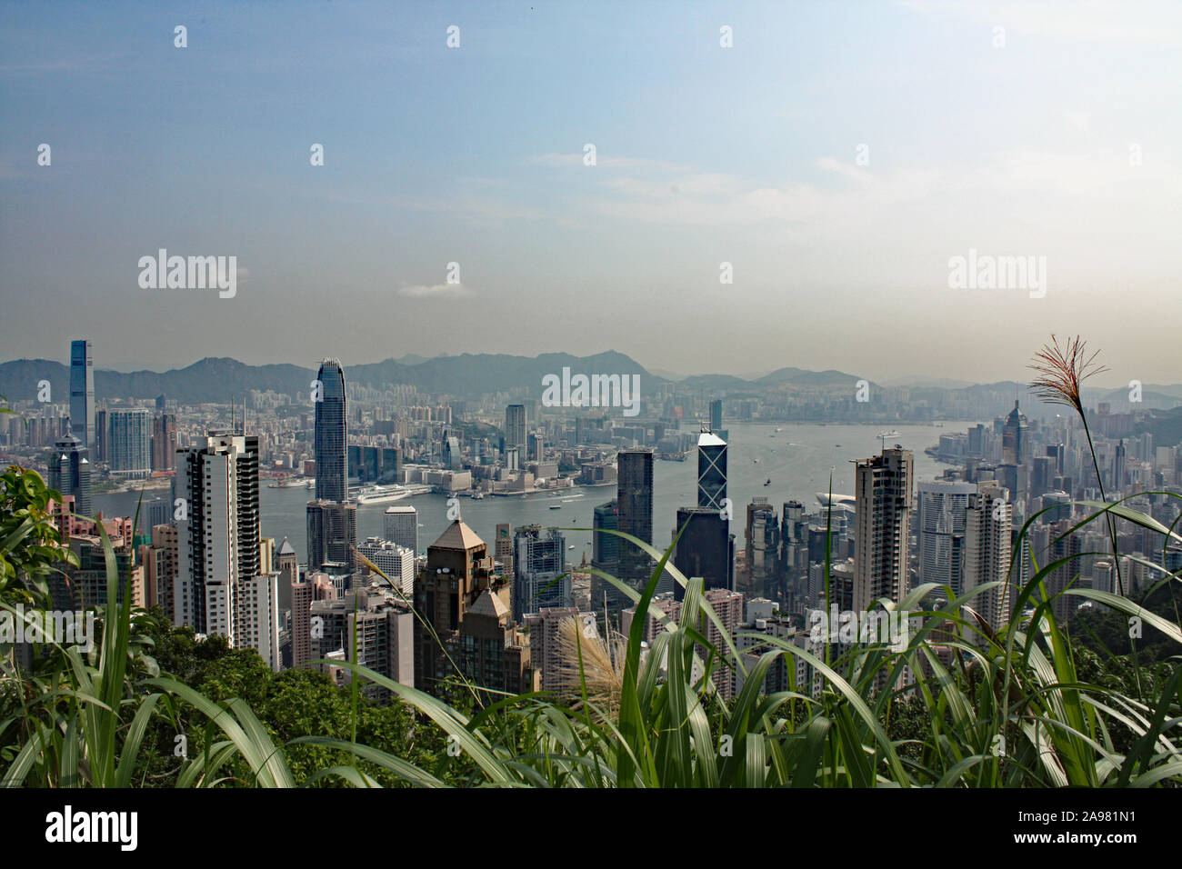 View of Hong Kong from Victoria Peak Stock Photo - Alamy