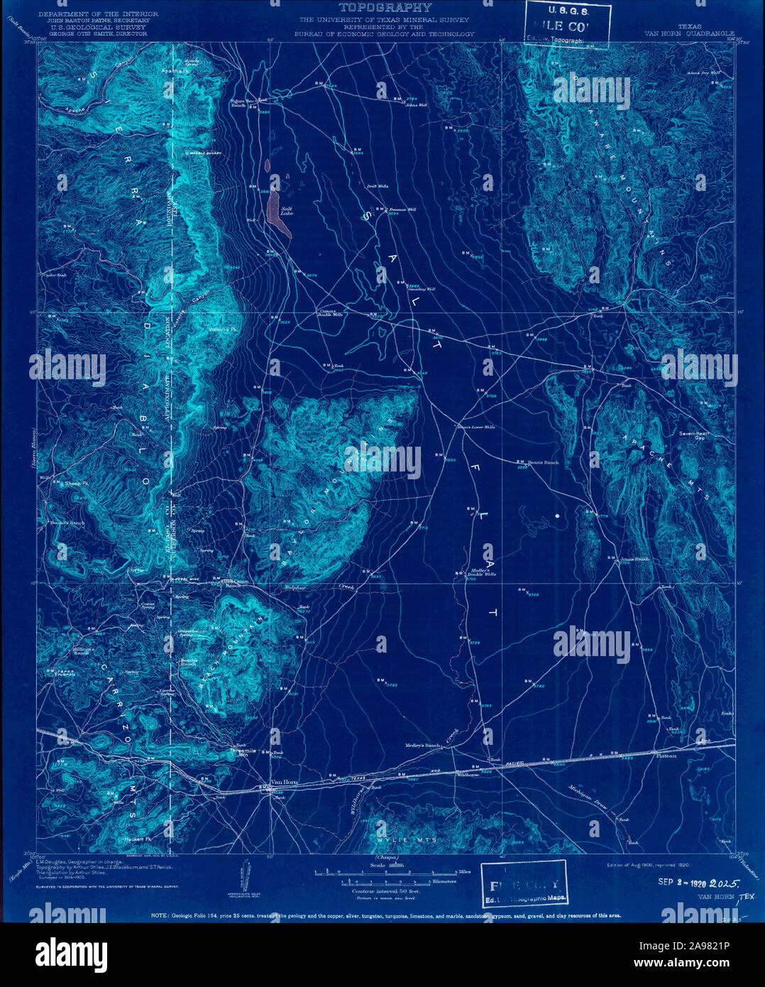 Map of van horn texas hires stock photography and images Alamy