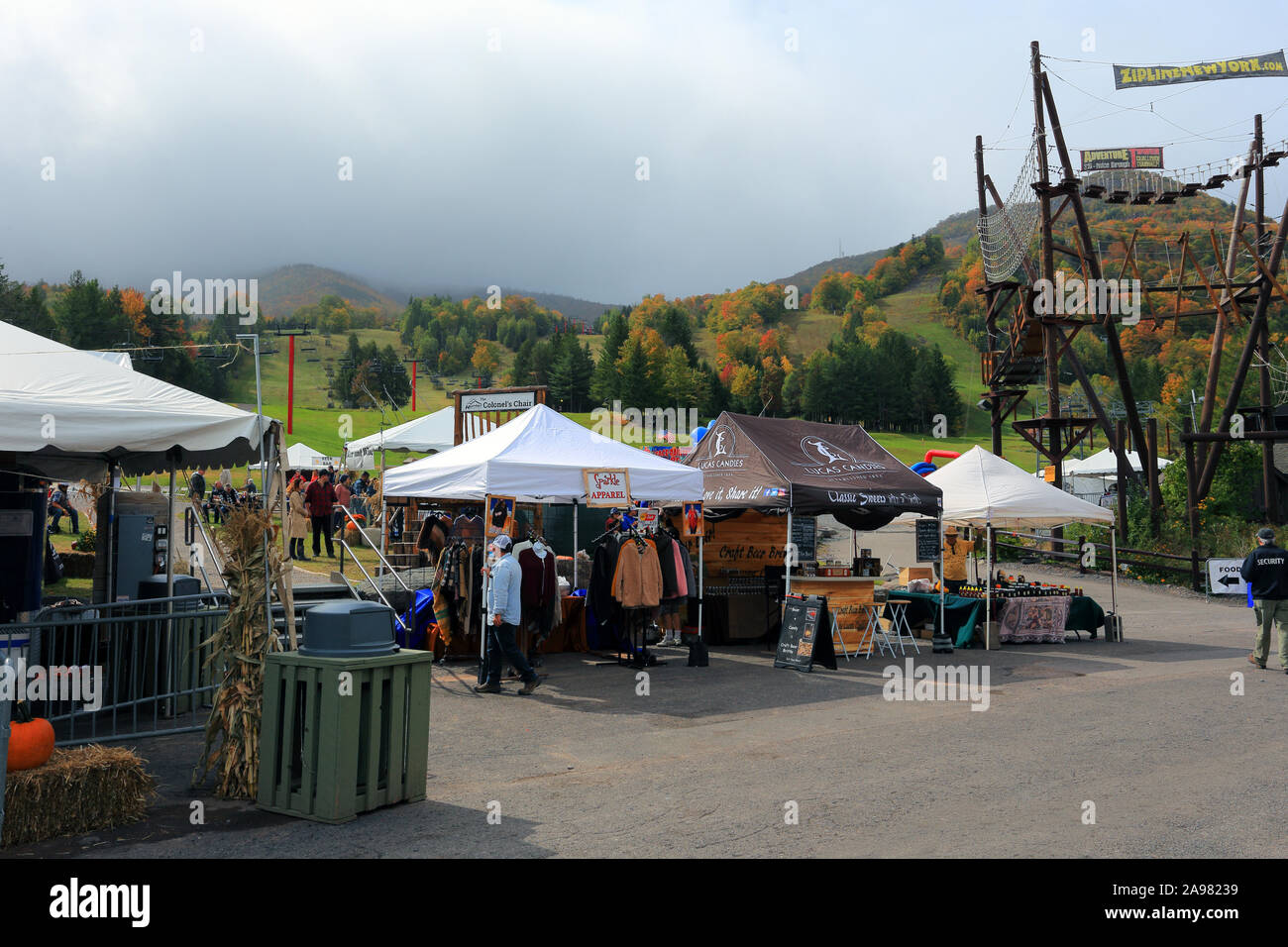Octoberfest festival Hunter Mountain New York Stock Photo Alamy