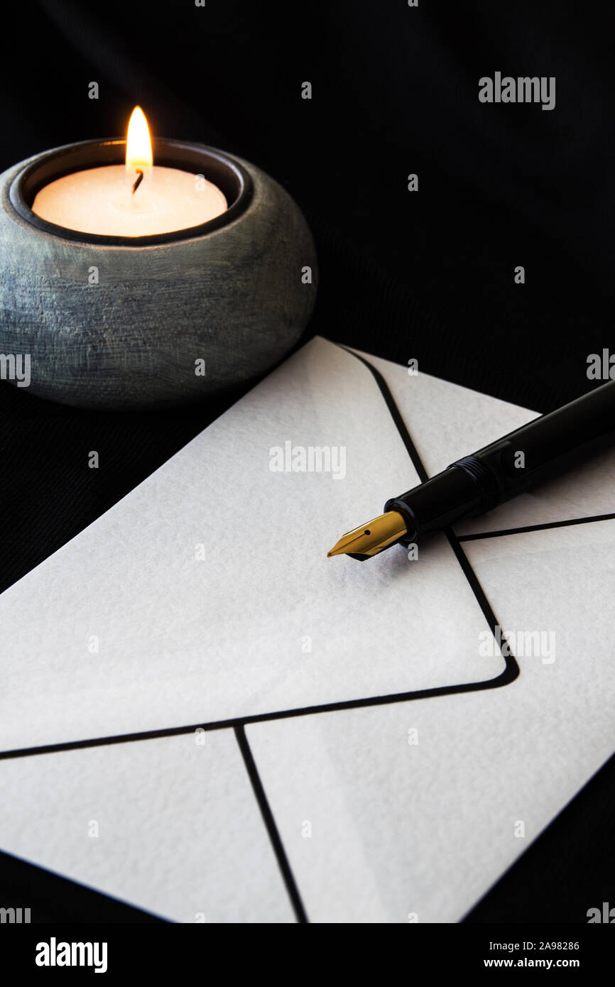 Condolence Letter High Resolution Stock Photography and Images - Alamy