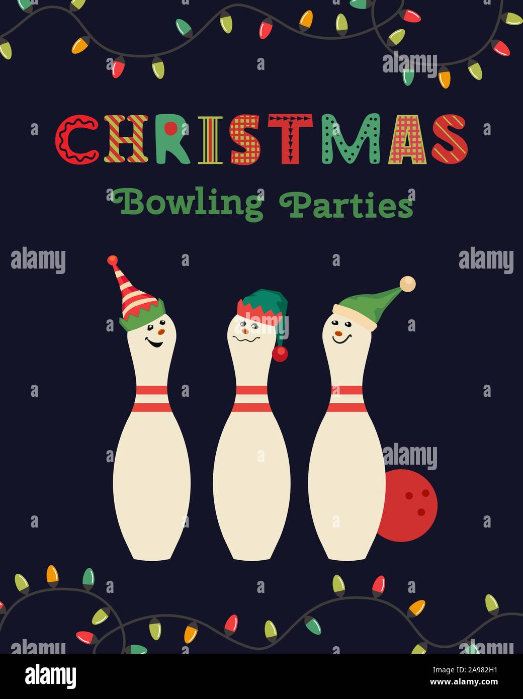 Template Design Poster Christmas celebration vector Stock Vector