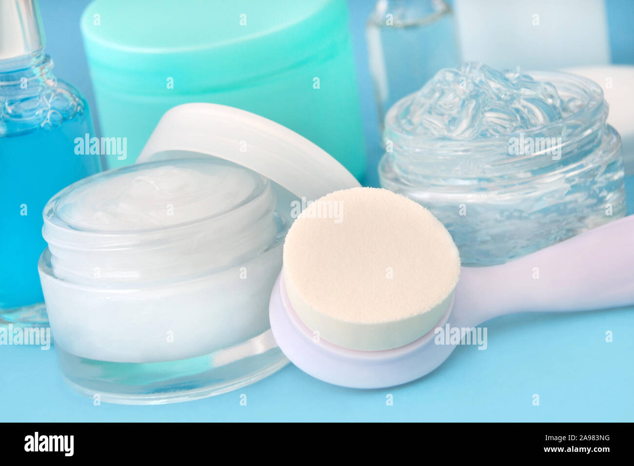 Cleaning and care cosmetics Stock Photo