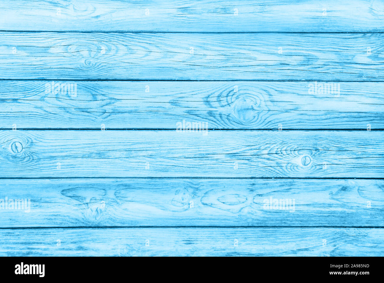 Blue wooden background Stock Photo