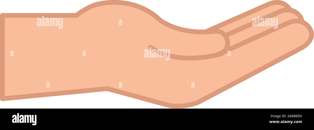 Hand signal icon design, Emoticon human finger gesture palm ...