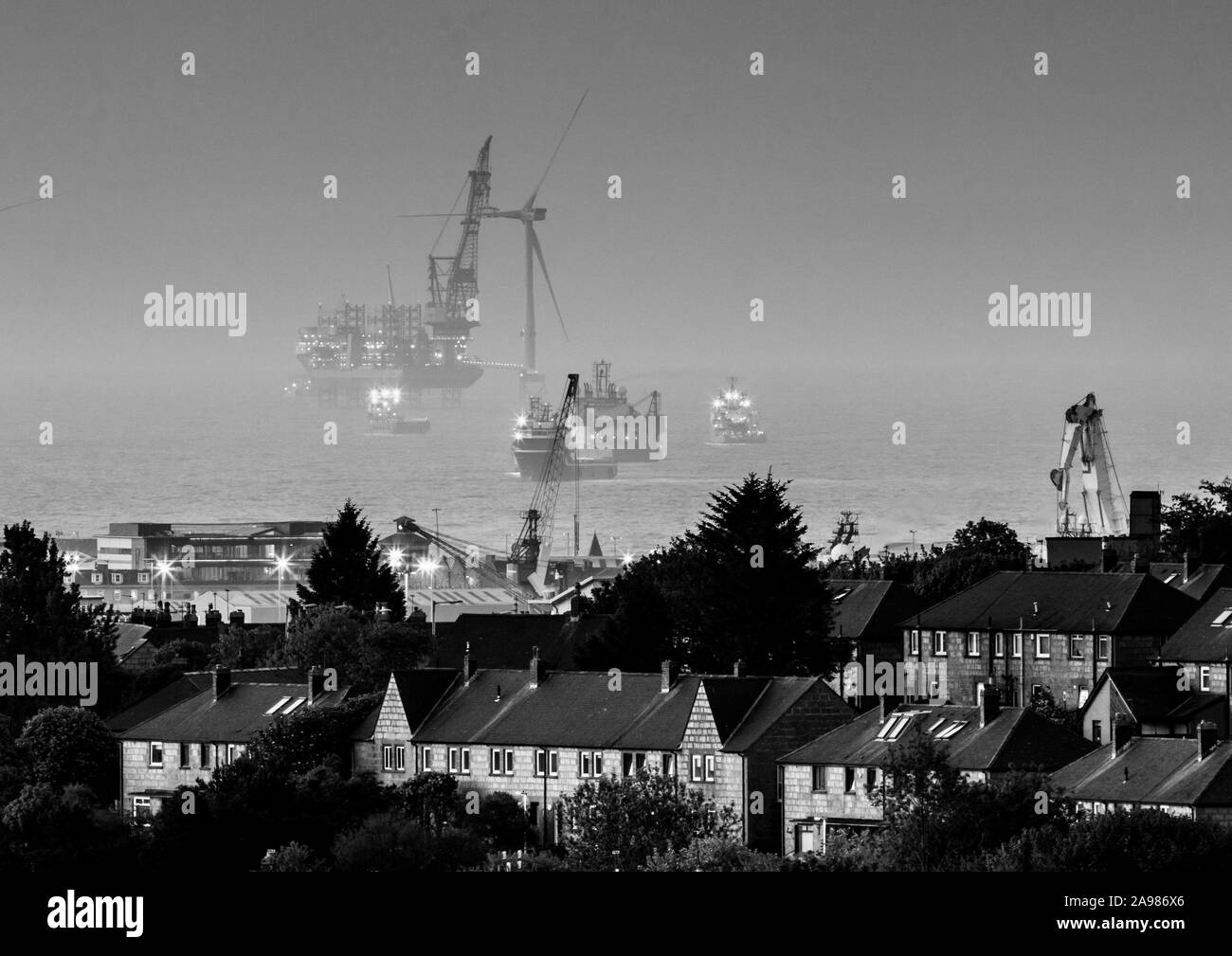 Aberdeen skyline hires stock photography and images Alamy