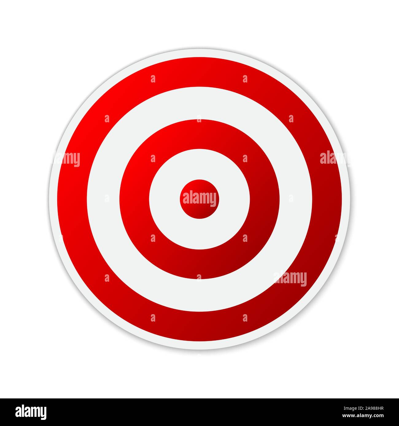 Bullseye target paper Cut Out Stock Images & Pictures - Alamy