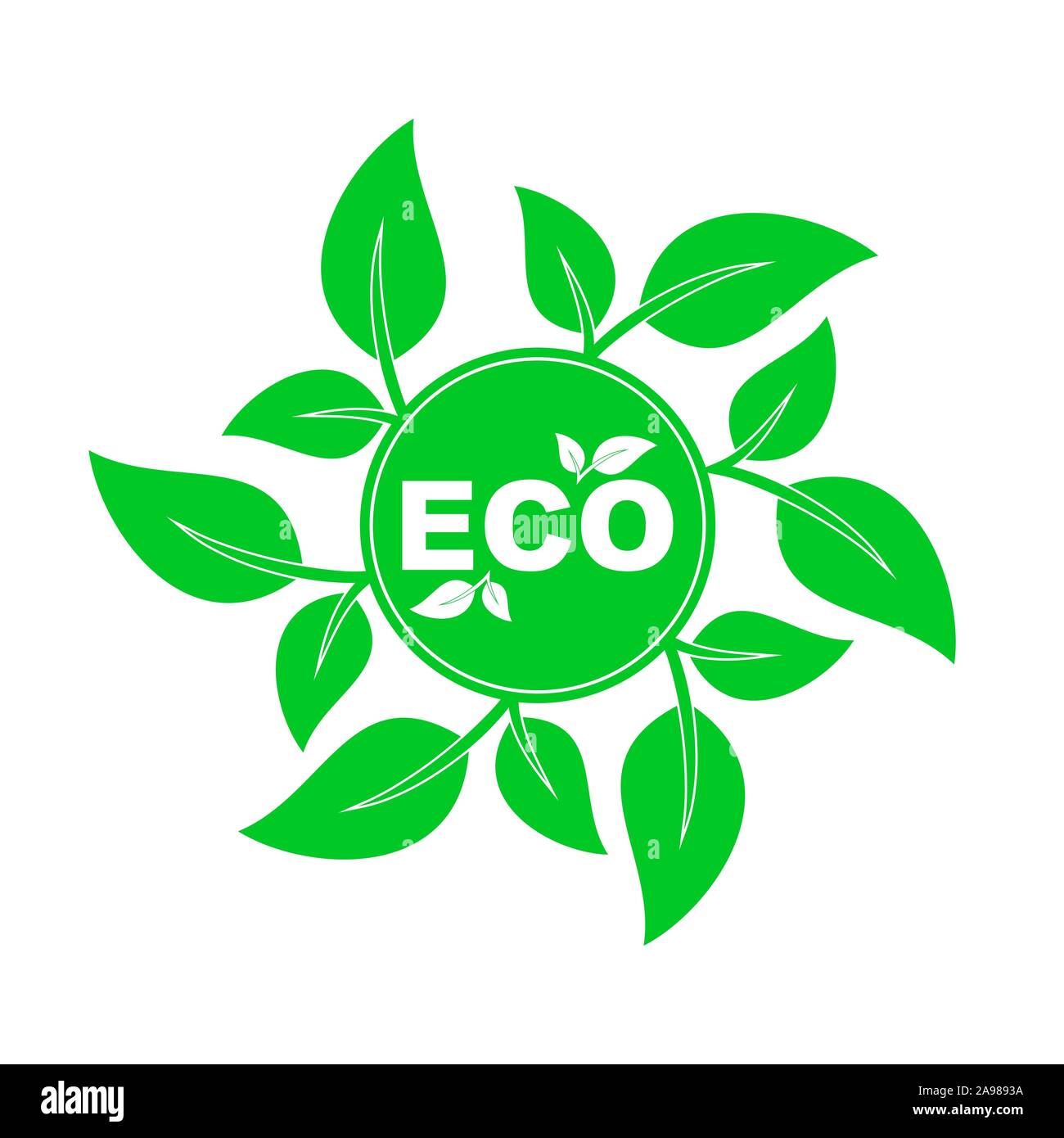 Eco vector design Stock Vector Images - Alamy