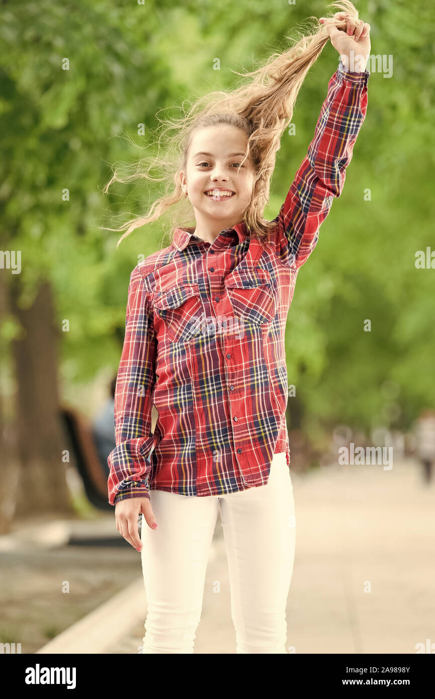 Feeling Cozy And Comfortable On Windy Day Deal With Long Hair On