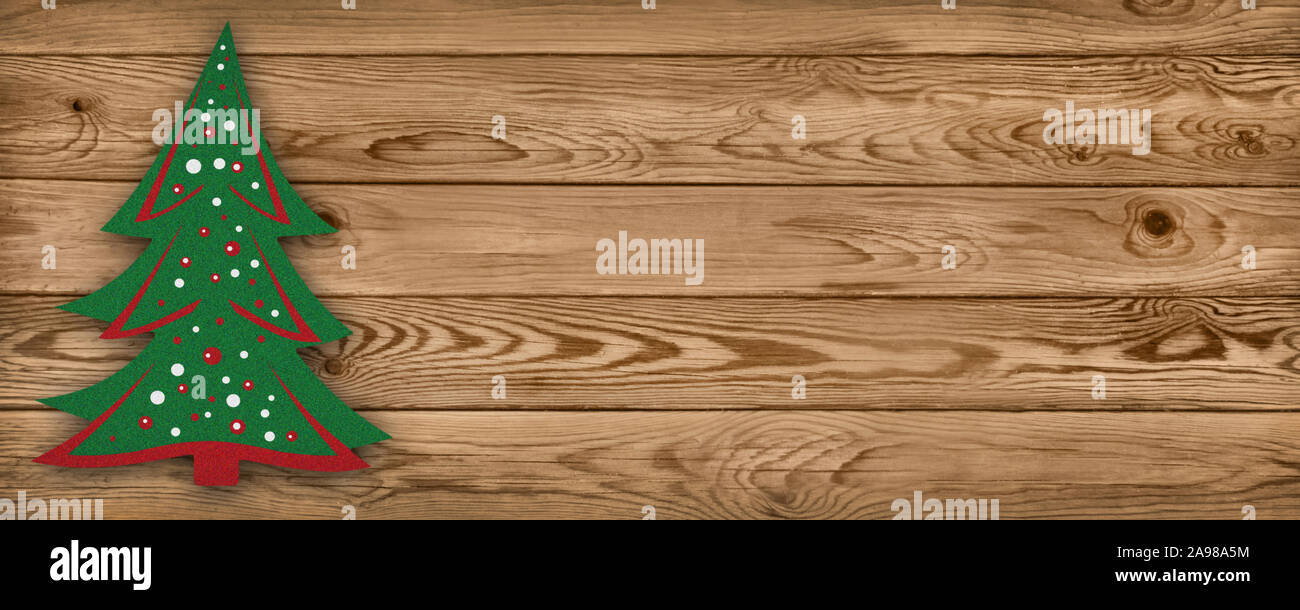 Christmas decoration - fir tree Stock Photo