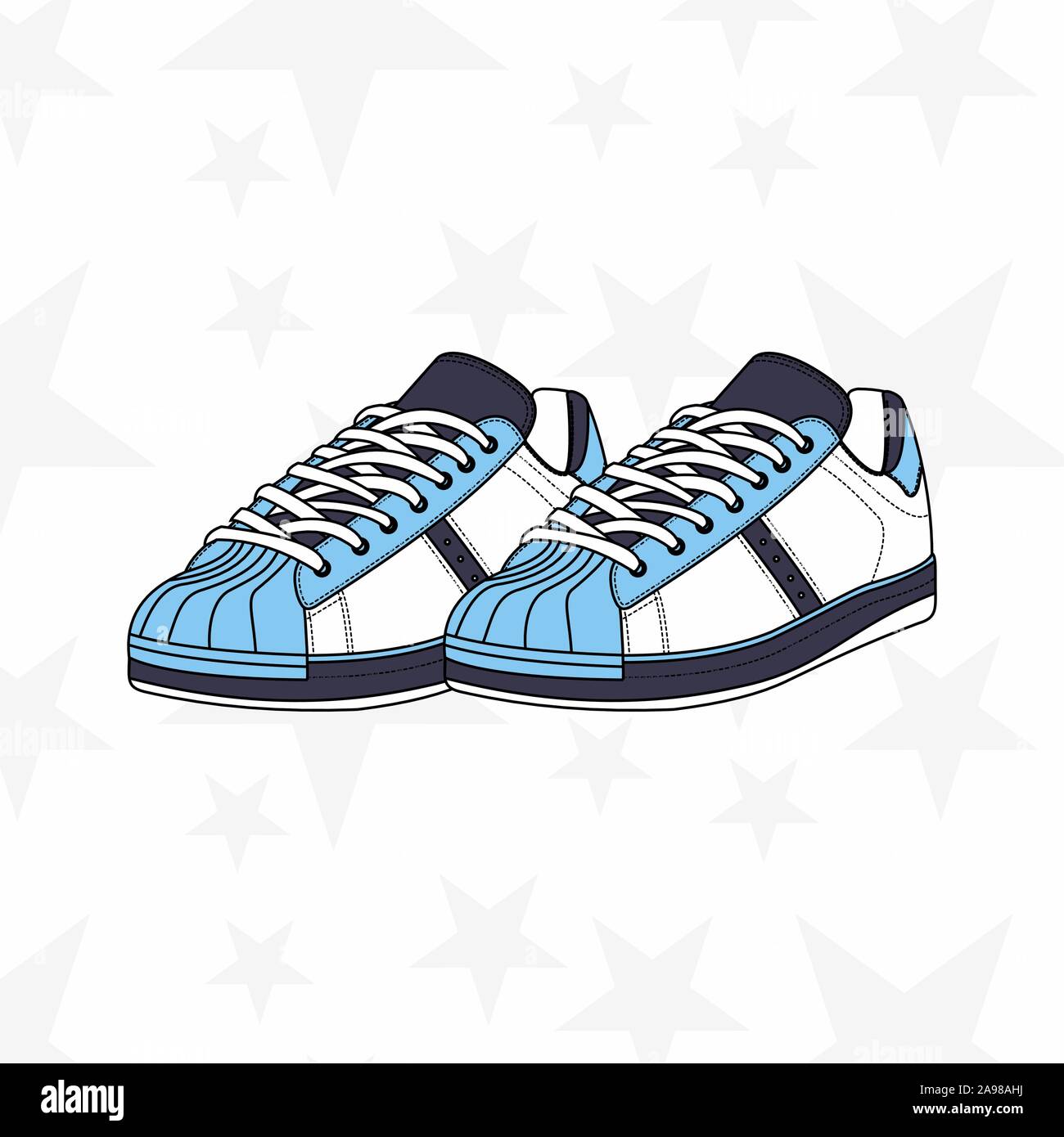 Adidas store superstar vector