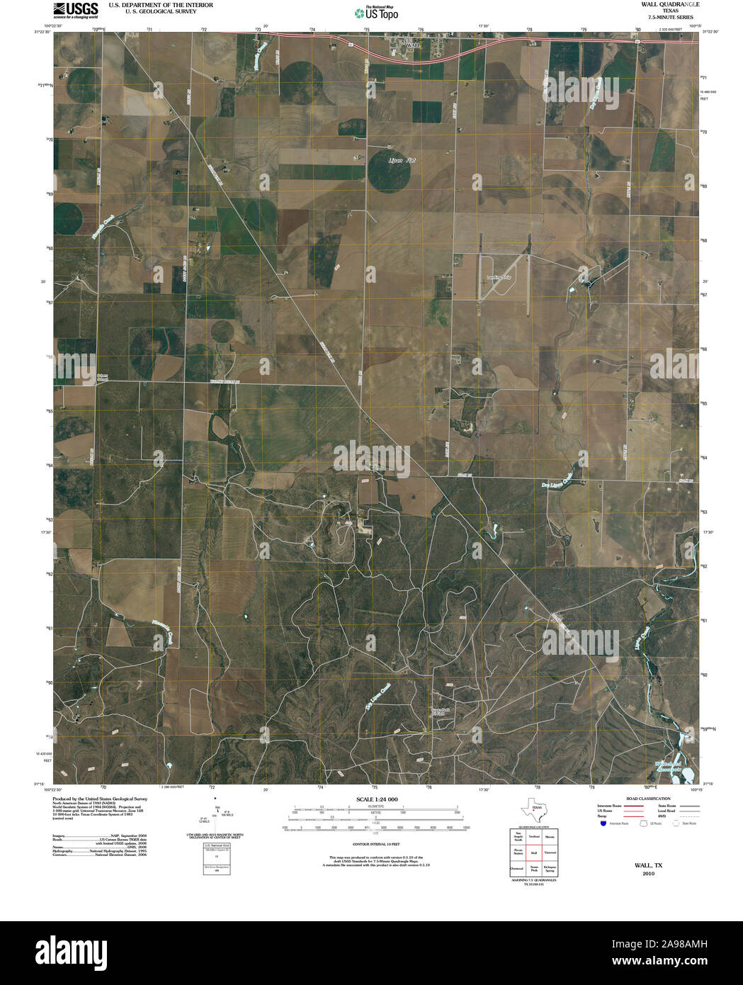 Map of wall texas hires stock photography and images Alamy