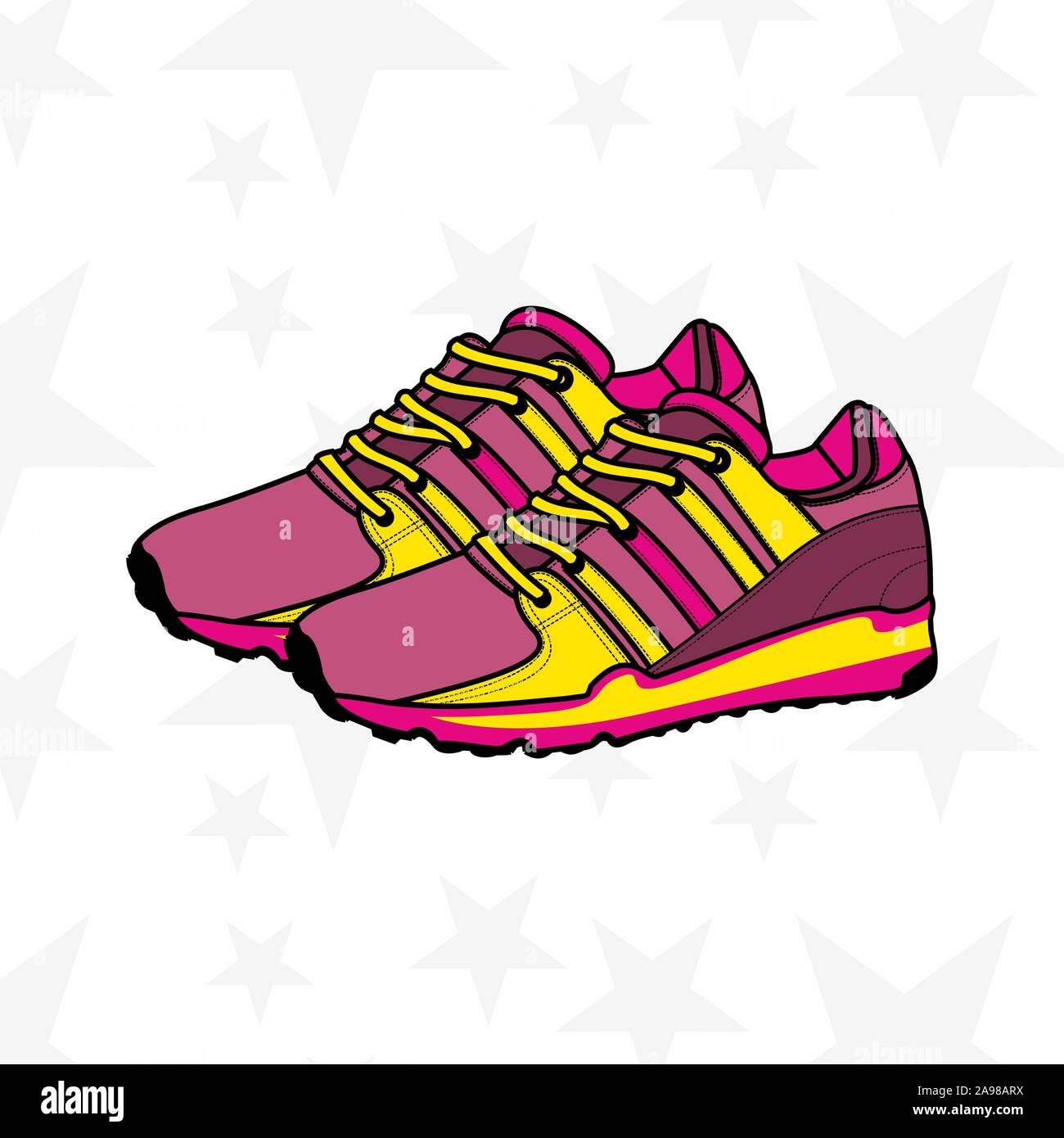 Sneaker for man or woman. trainer, running, casual, gym shoes. Sports