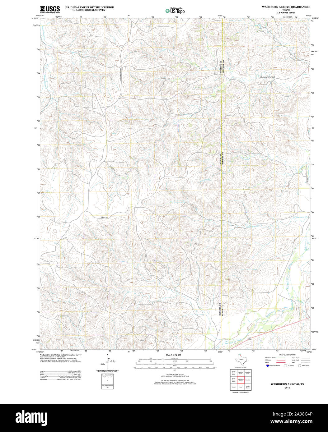 Washburn texas map hi-res stock photography and images - Alamy