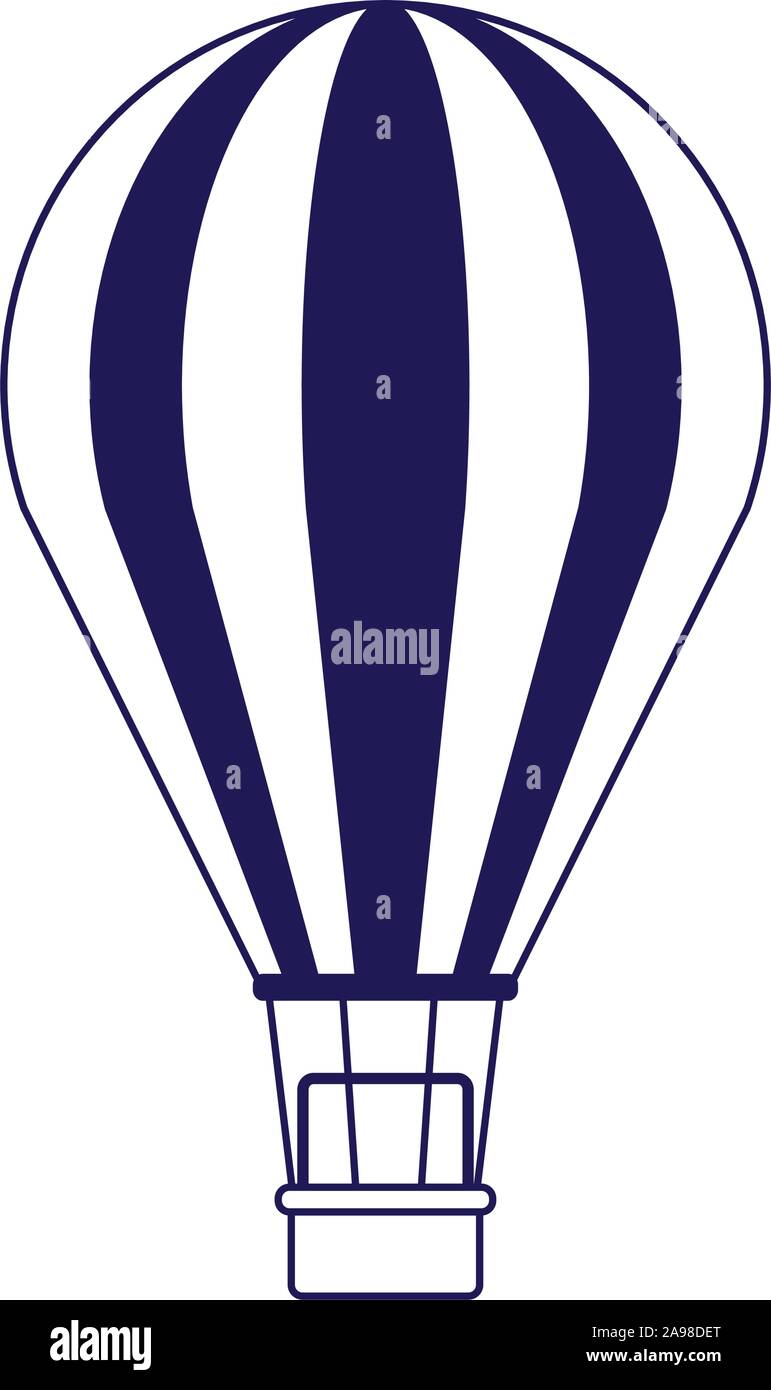 hot air balloon icon, flat design Stock Vector Image & Art - Alamy