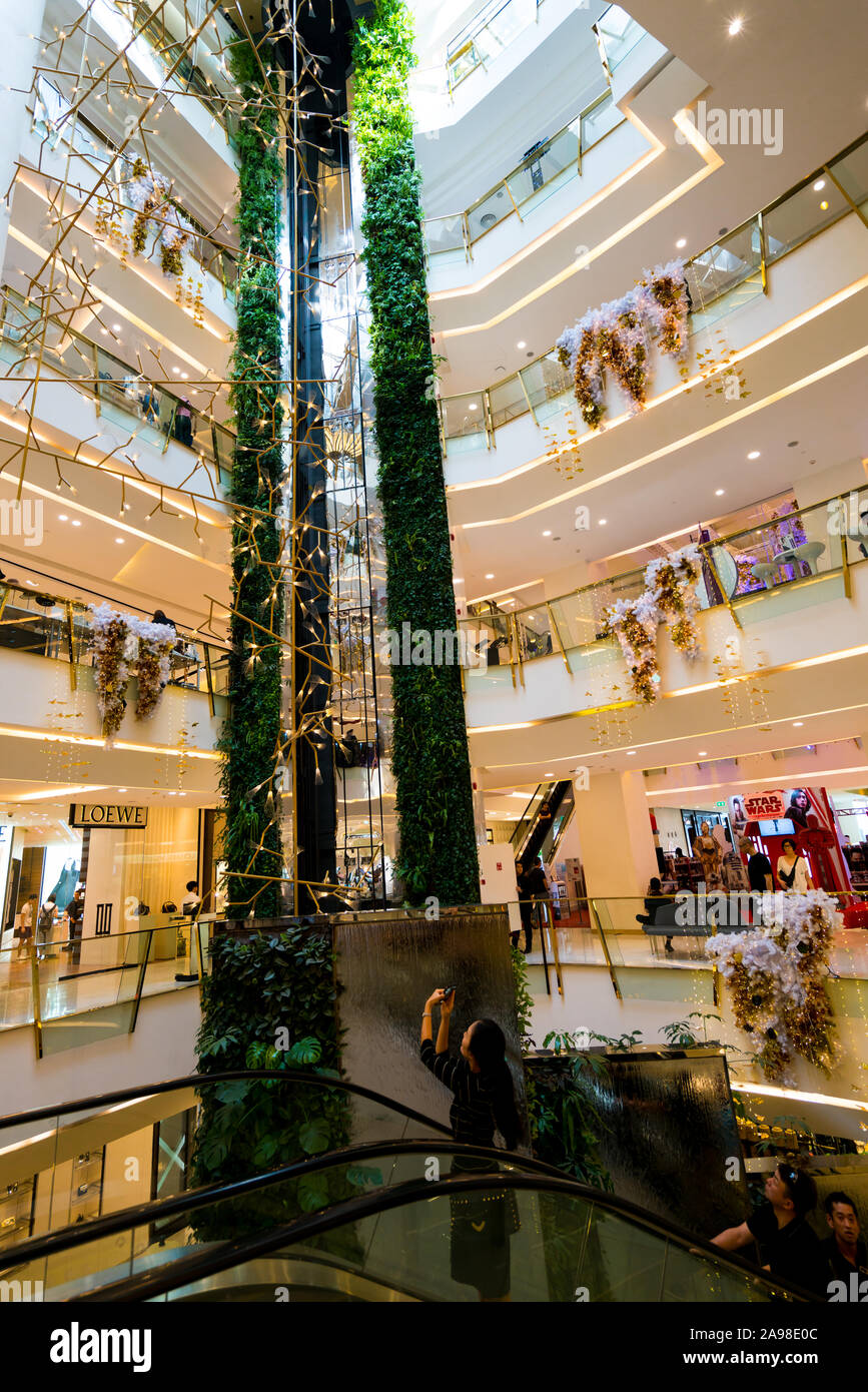 Bangkok, Thailand - December 11, 2017: EmQuartier Shopping Mall in
