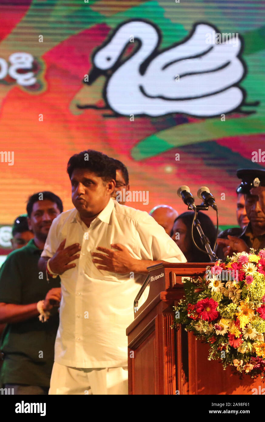 colombo-western-province-sri-lanka-13th-nov-2019-deputy-leader-of-the-ruling-united-national-party-unp-and-new-democratic-front-presidential-candidate-sajith-premadasa-reacts-after-delivering-a-speech-during-a-final-campaign-rally-in-colombo-on-november-13-2019-police-stepped-up-security-across-sri-lanka-on-november-13-over-fears-of-violence-on-the-final-day-of-campaigning-for-the-fiercely-contested-presidential-election-officials-said-credit-pradeep-dambaragezuma-wirealamy-live-news-2A98F61.jpg