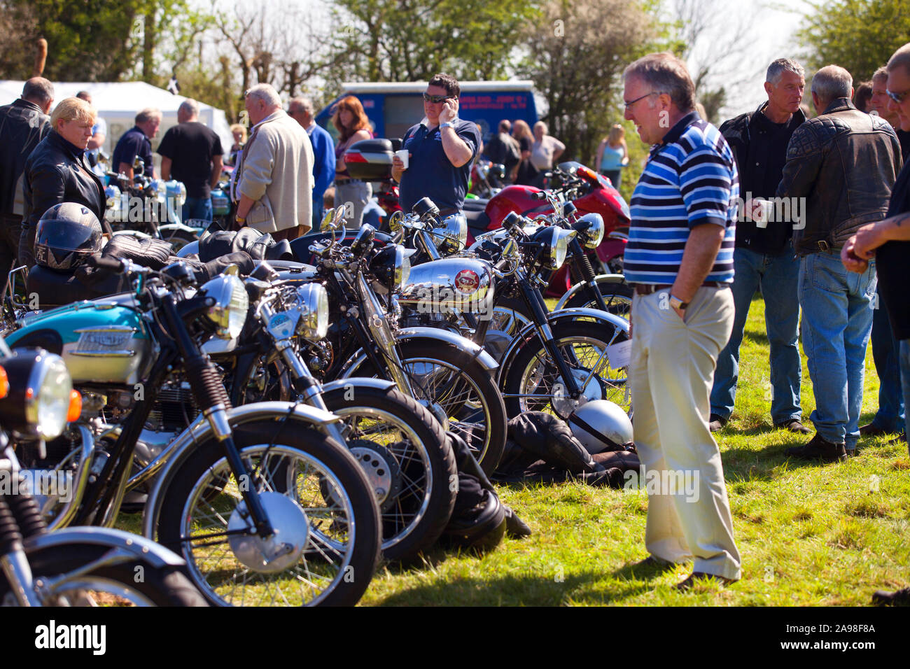 Classic British Bike High Resolution Stock Photography and Images Alamy