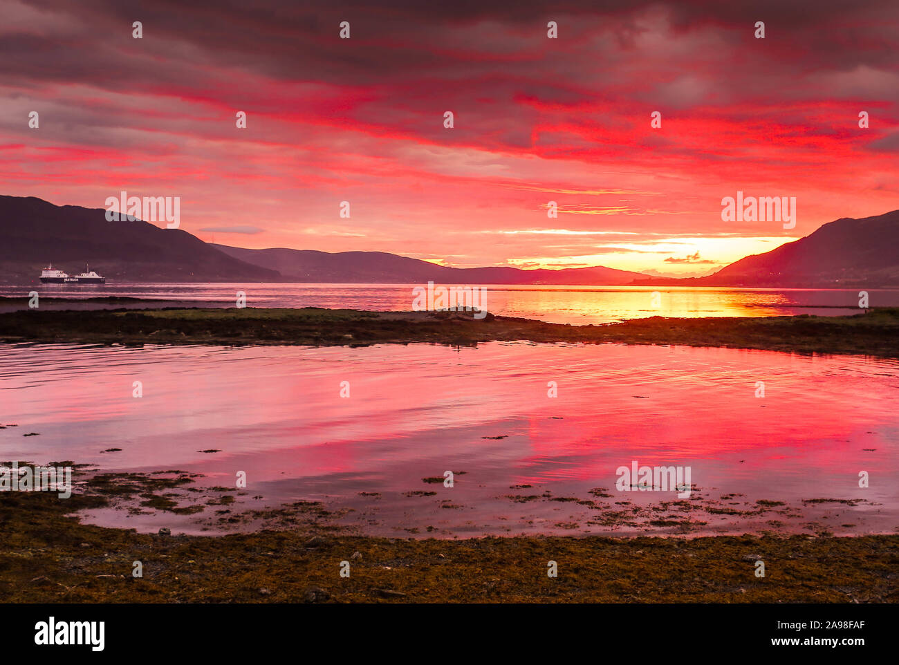 Cranfield Newcastle Co. Down Stock Photo Alamy