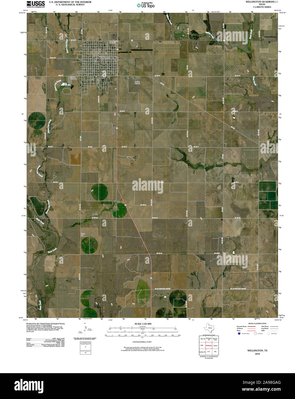 Map of wellington texas Cut Out Stock Images & Pictures Alamy