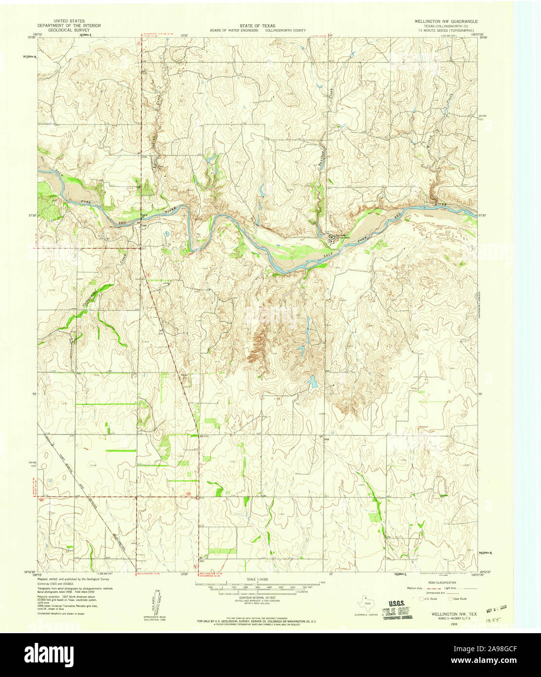 Wellington texas map hires stock photography and images Alamy