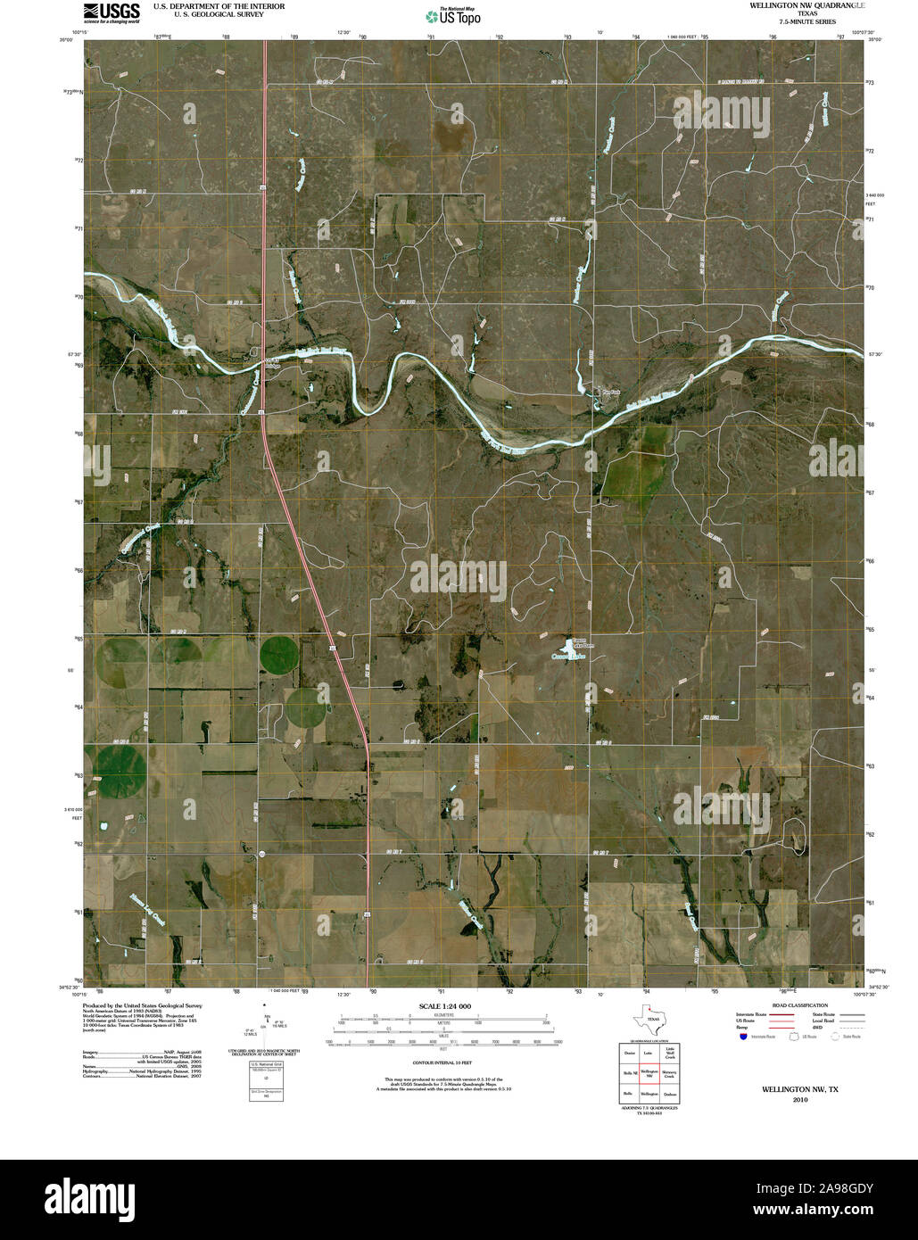 Wellington texas map Cut Out Stock Images & Pictures Alamy