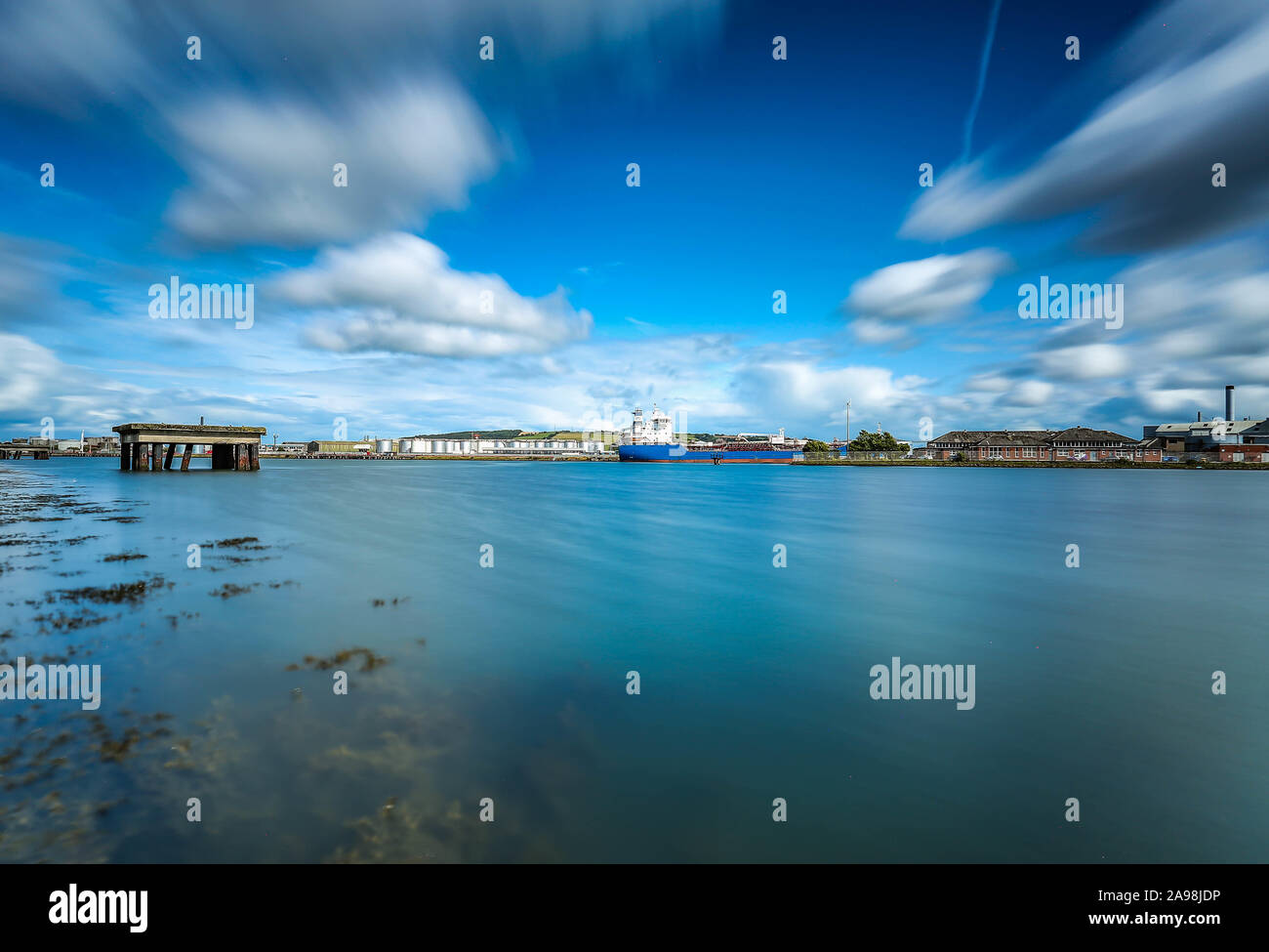 Belfast and Holywood Stock Photo Alamy