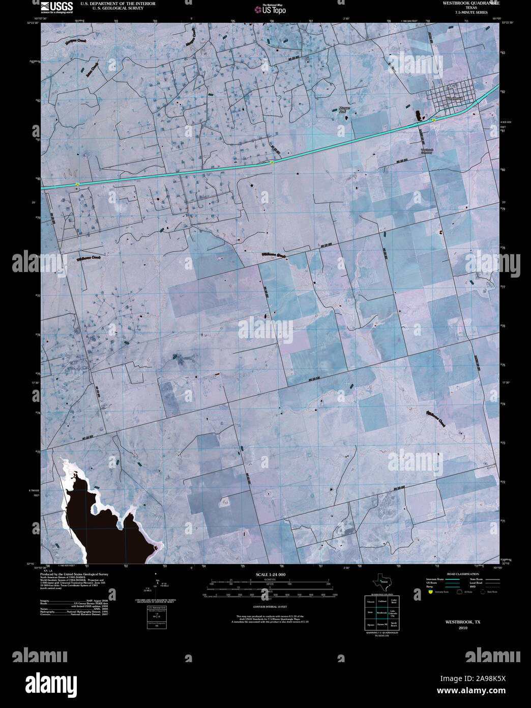 Map of westbrook texas hires stock photography and images Alamy