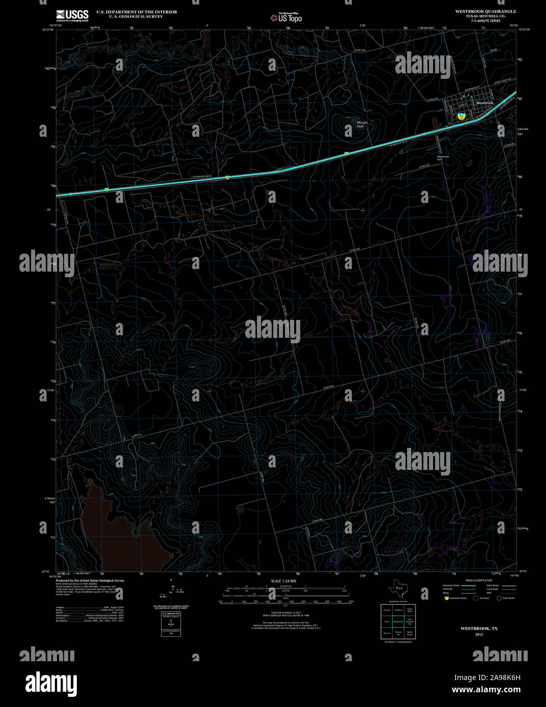 Map of westbrook hires stock photography and images Alamy