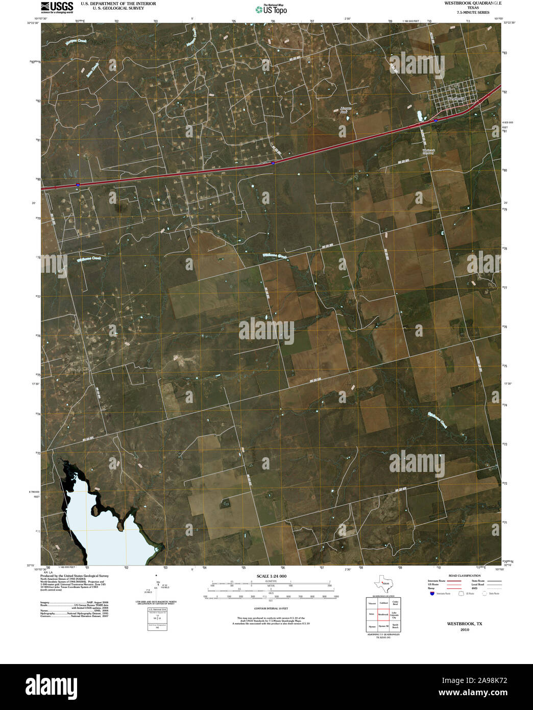 Westbrook texas map hires stock photography and images Alamy