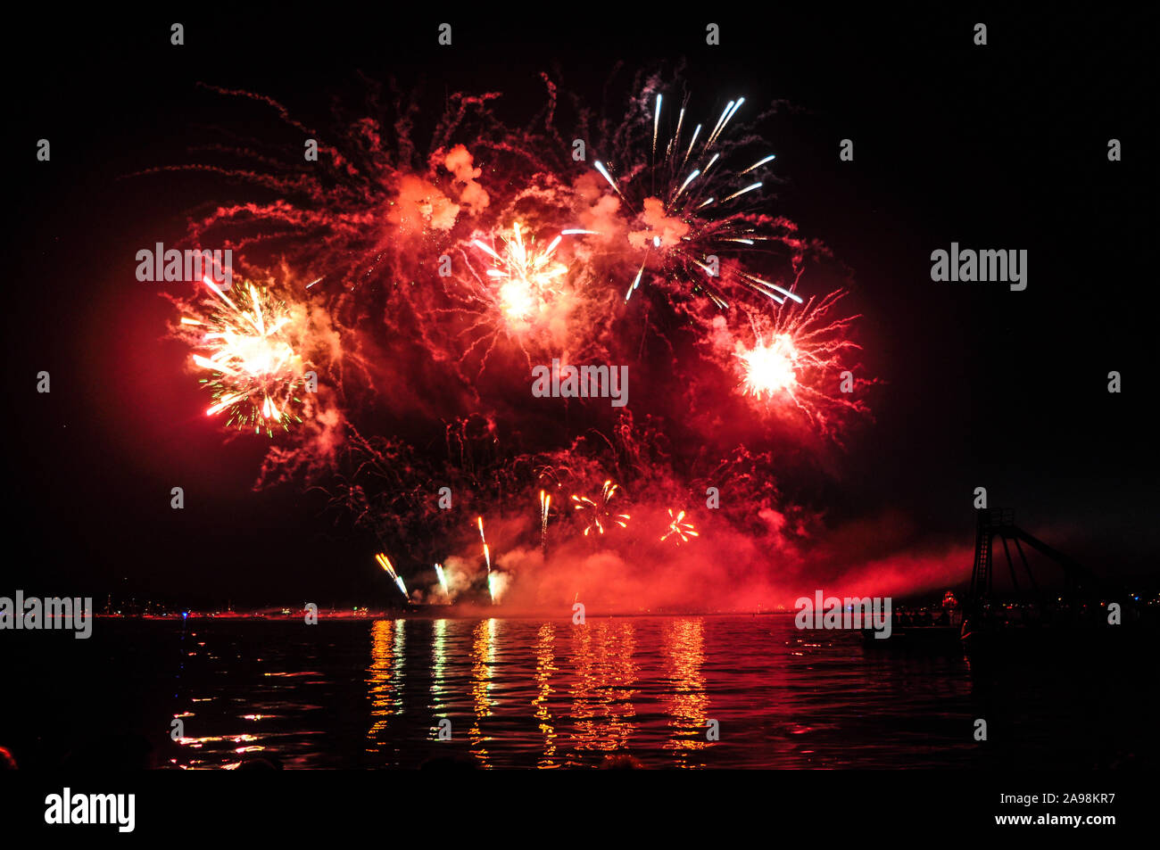 Honda Celebration of Light in Vancouver Stock Photo