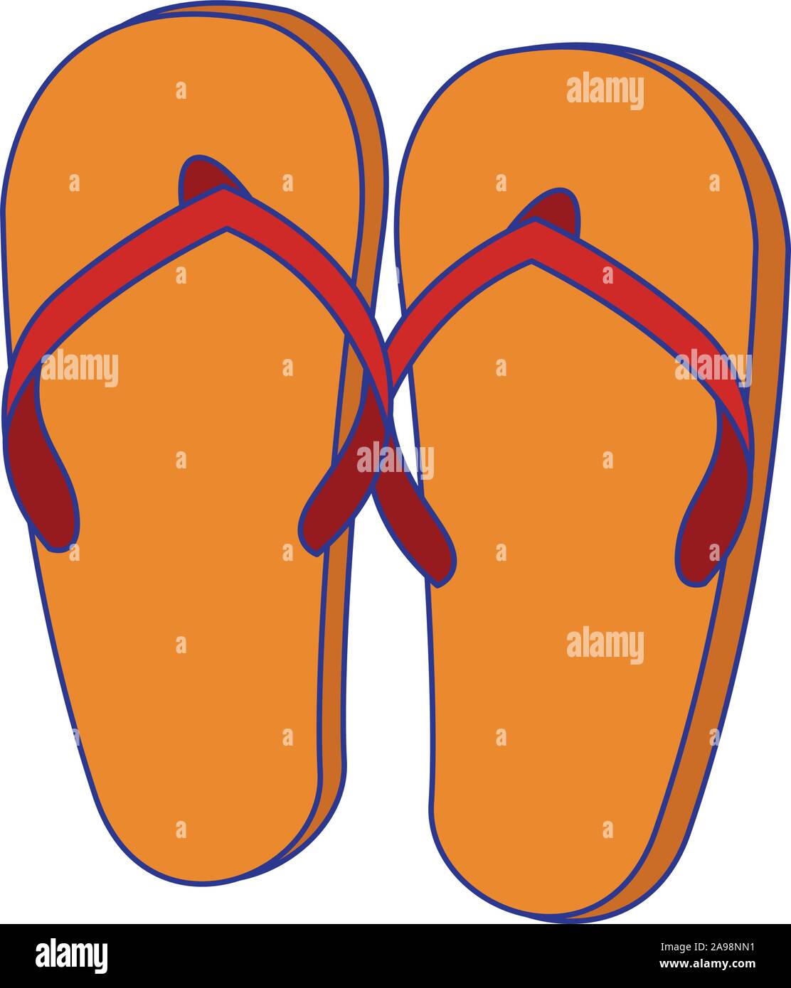 beach sandals icon, colorful design Stock Vector Image & Art - Alamy