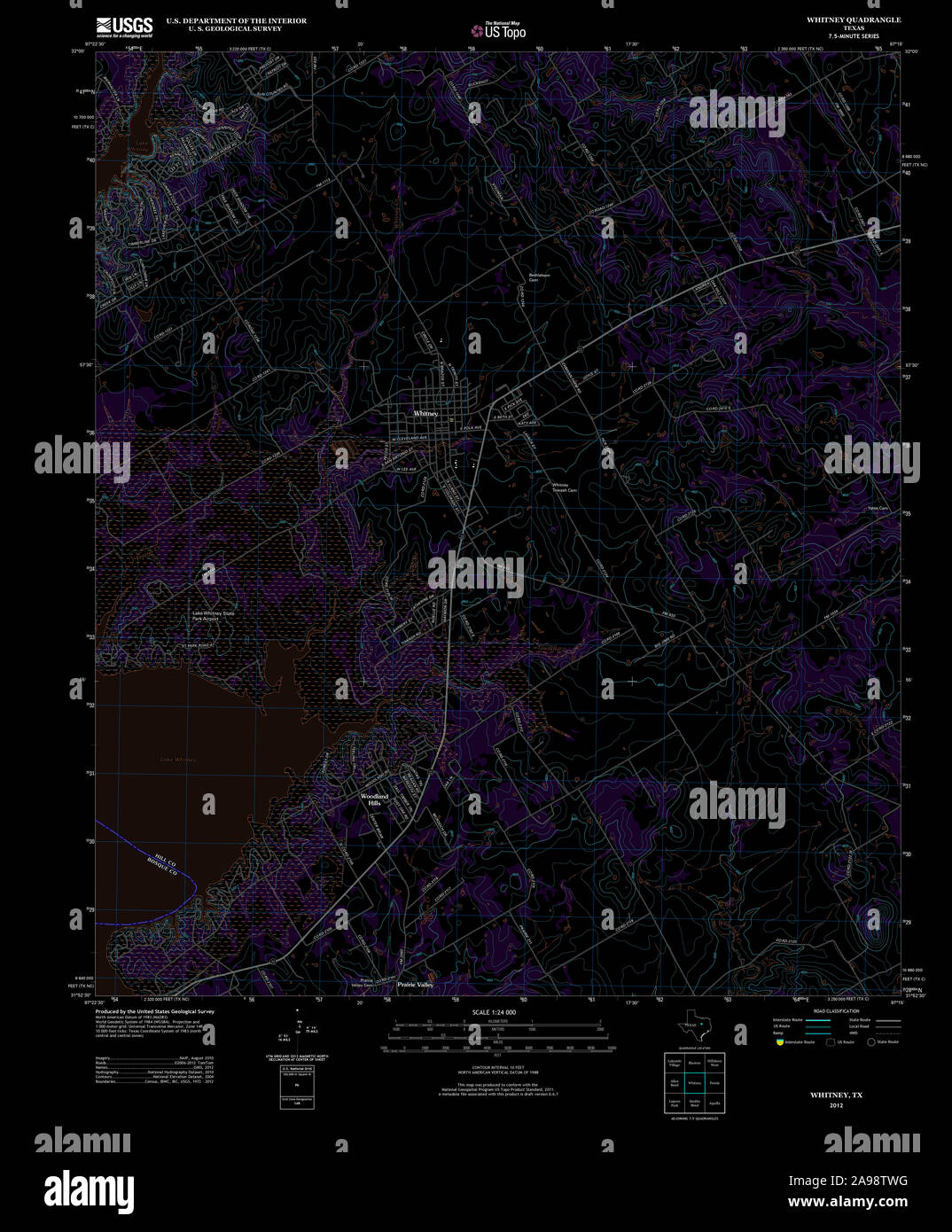 Map of whitney hires stock photography and images Alamy