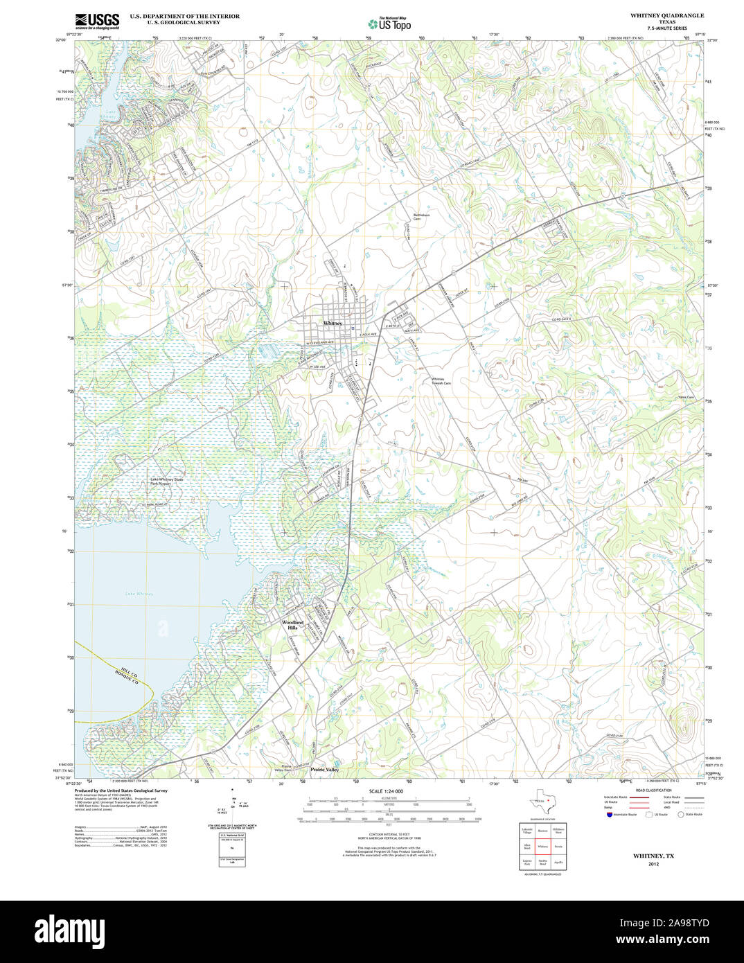 Map of whitney hires stock photography and images Alamy